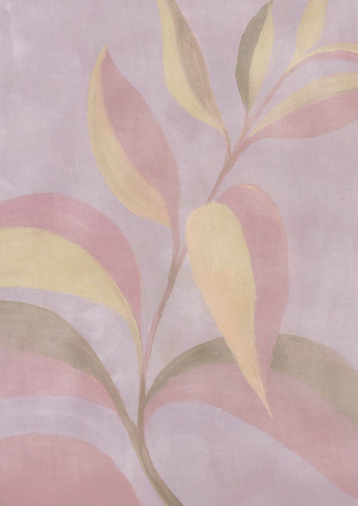 Haneul leaves Poster och Canvastavla