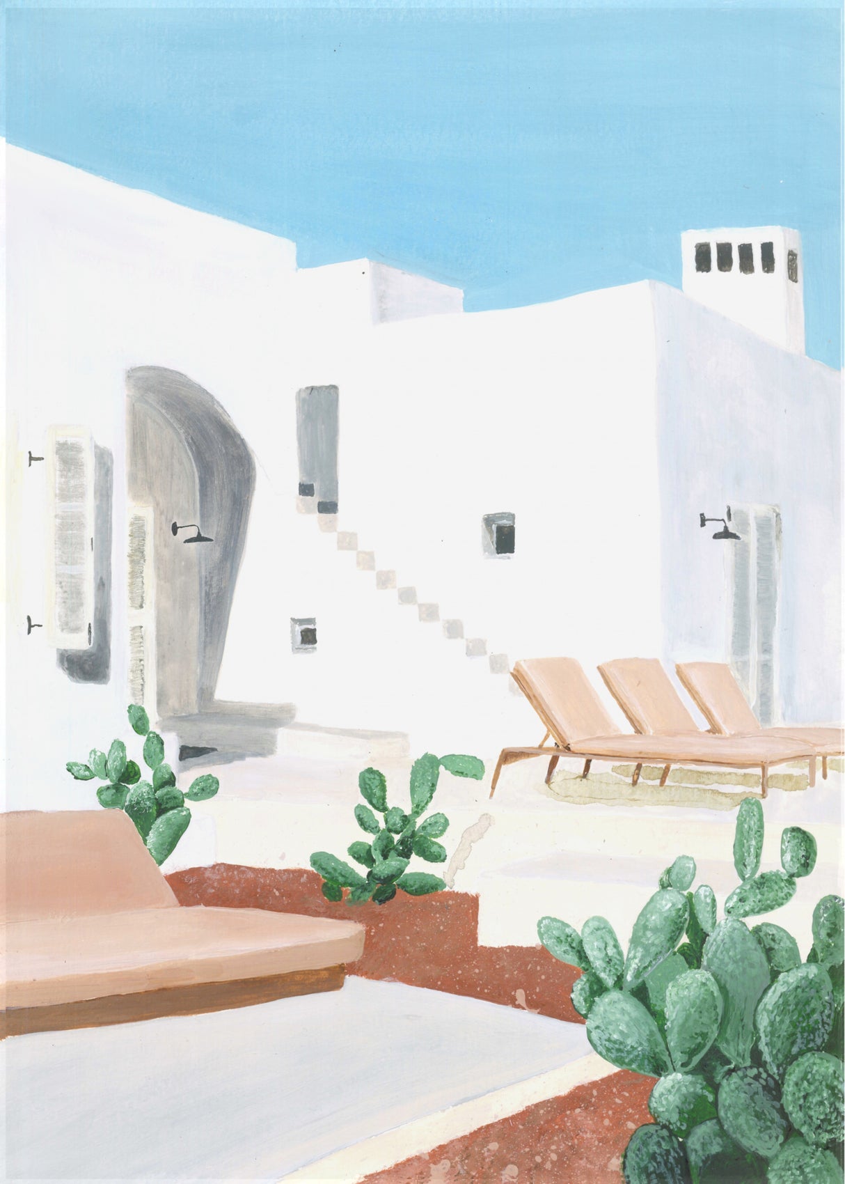Ostuni Poster och Canvastavla