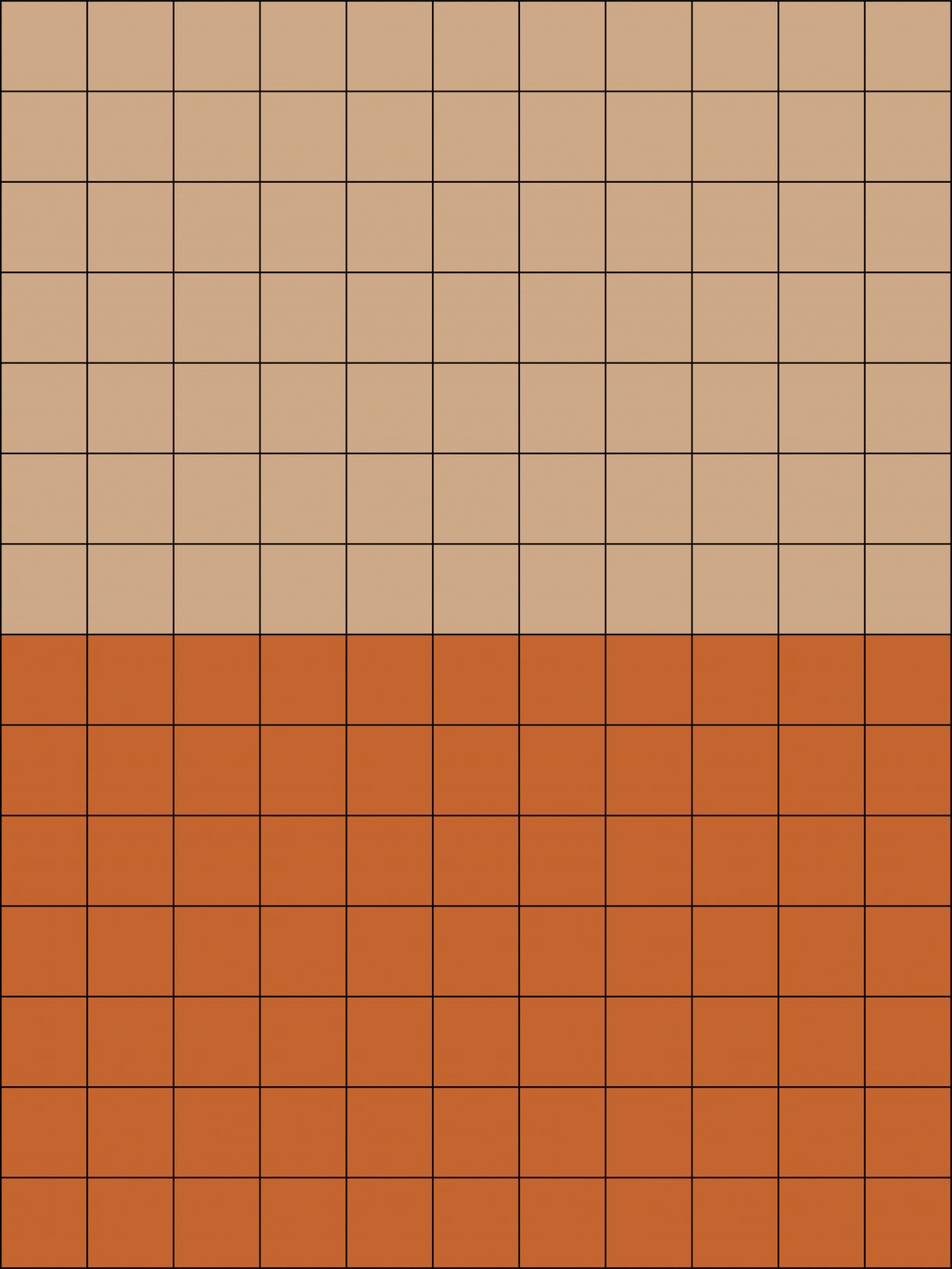 Autumn Charm Squares Poster och Canvastavla