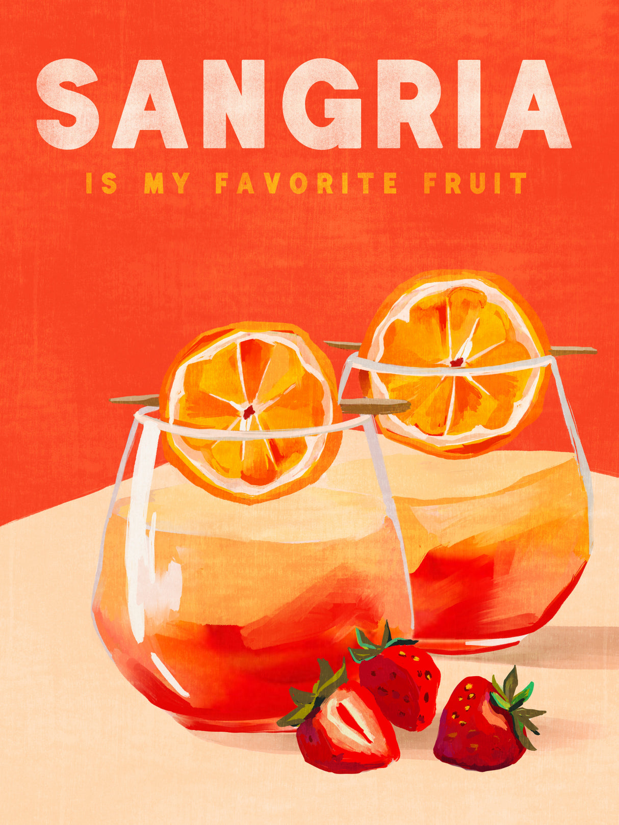 Sangria Poster och Canvastavla