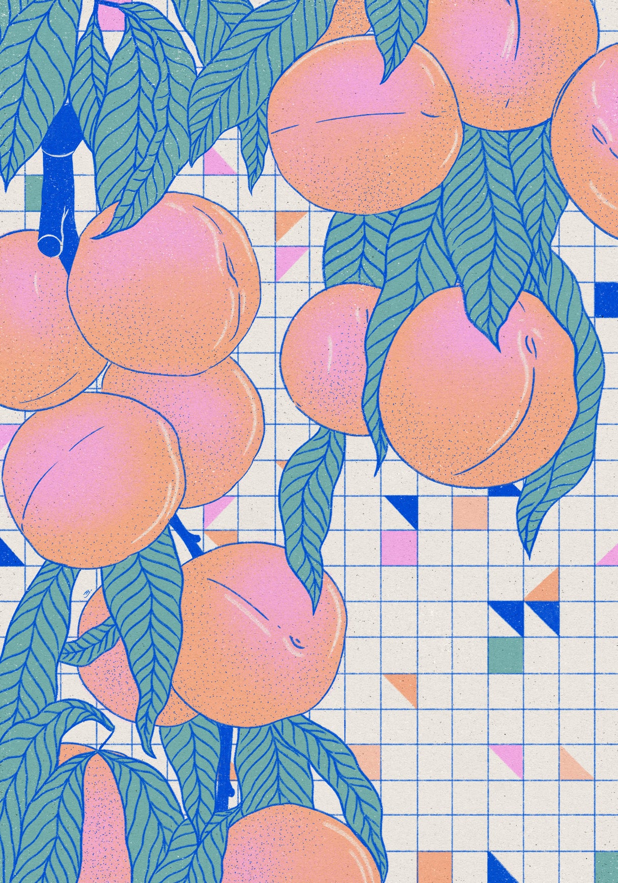 Peaches Poster och Canvastavla