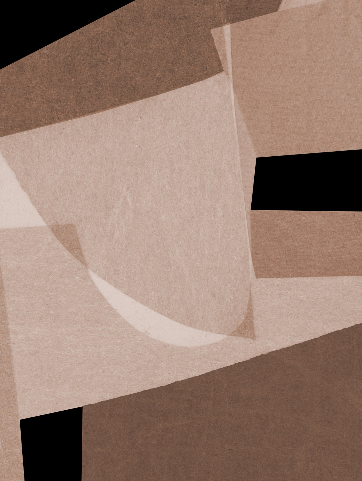 Collage Abstract Poster och Canvastavla