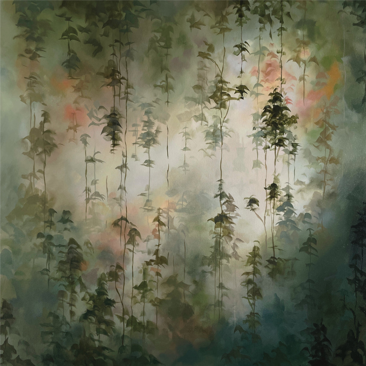 Forest Mist Poster och Canvastavla