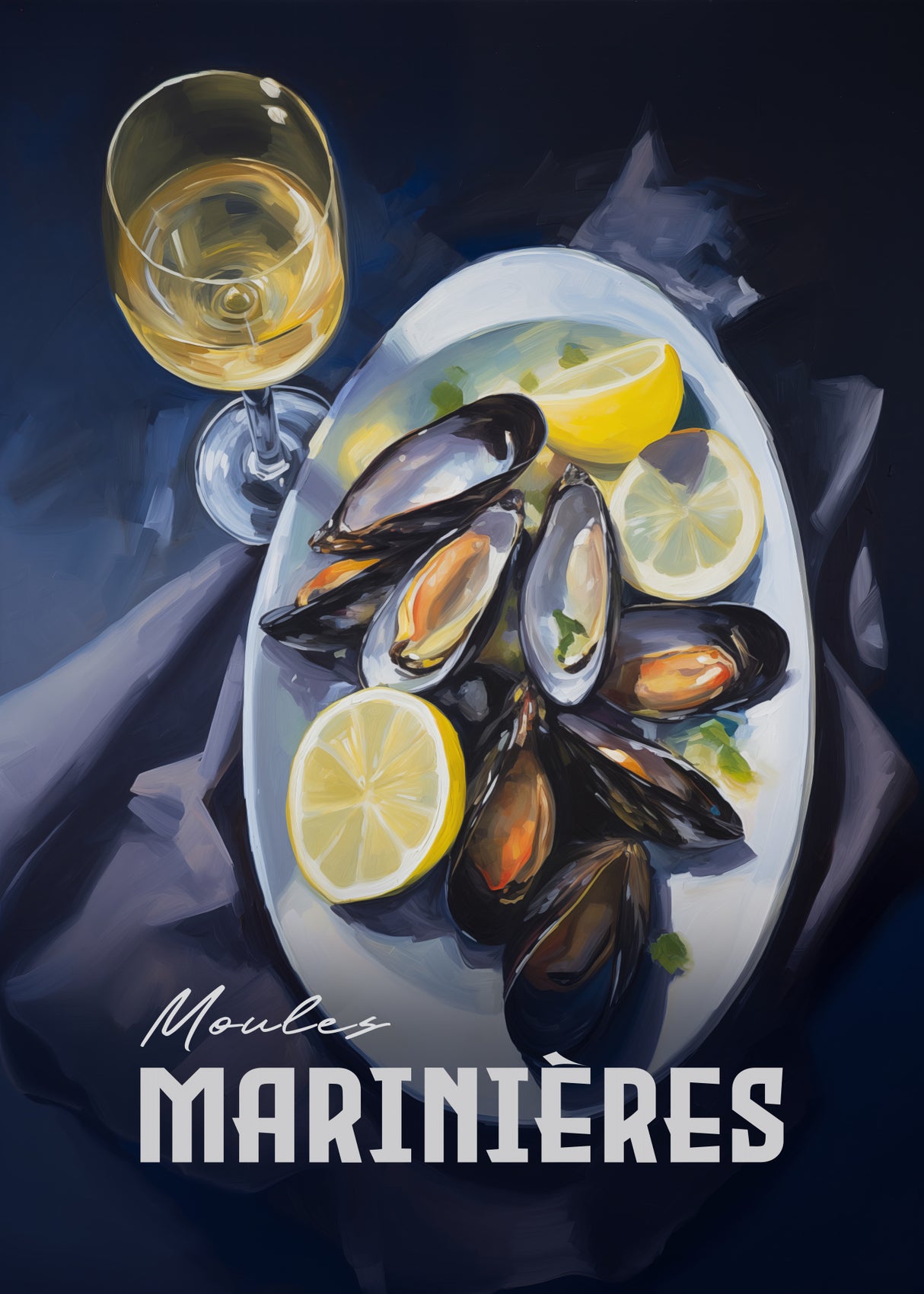 Moules Marinieres Poster och Canvastavla
