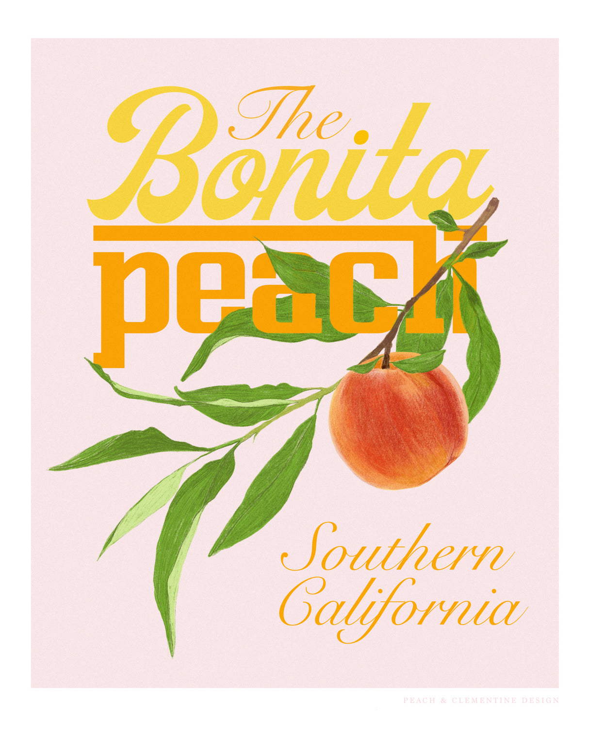 Pandcbonitapeach Copy Poster och Canvastavla