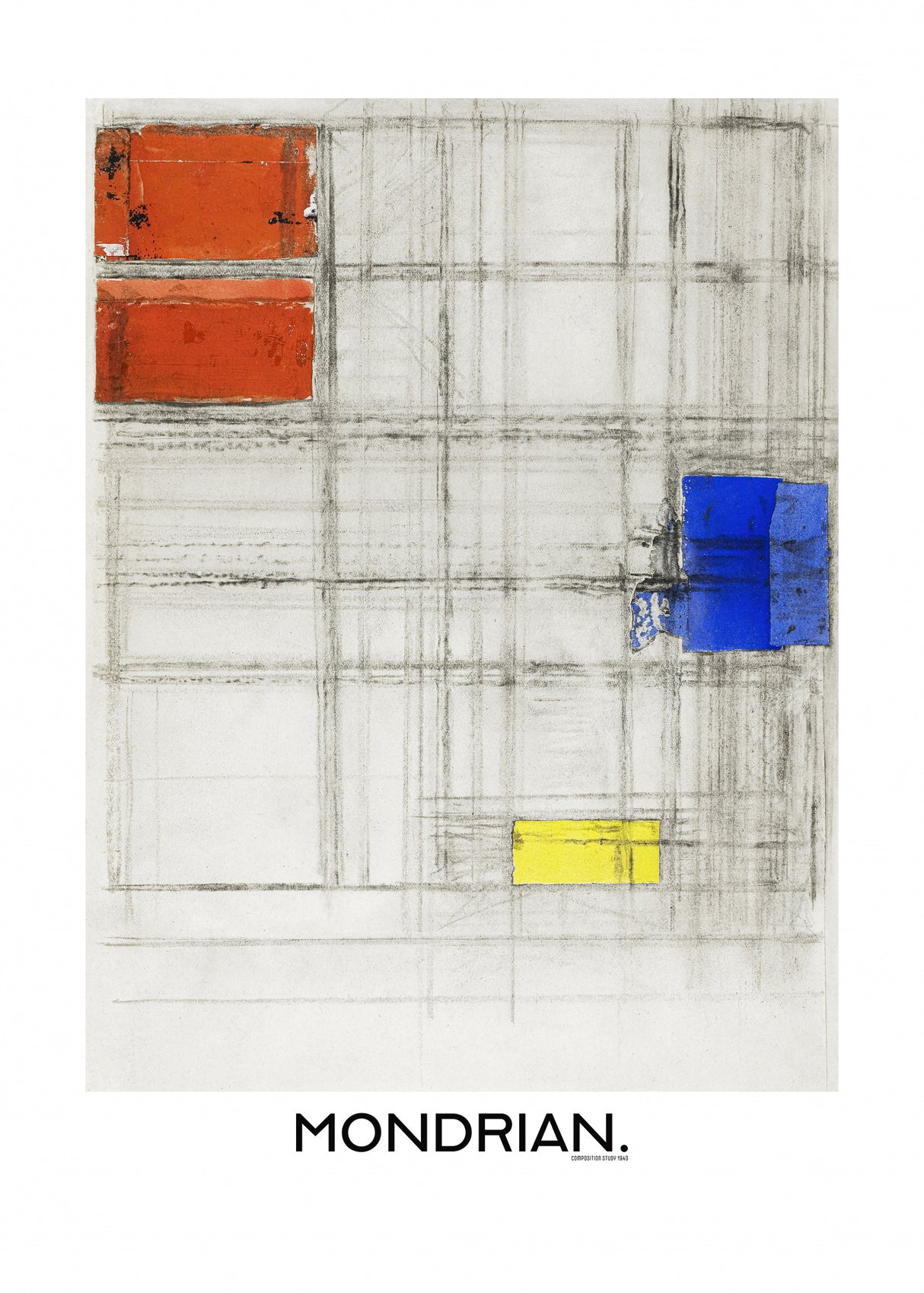 Study for a Composition Poster och Canvastavla