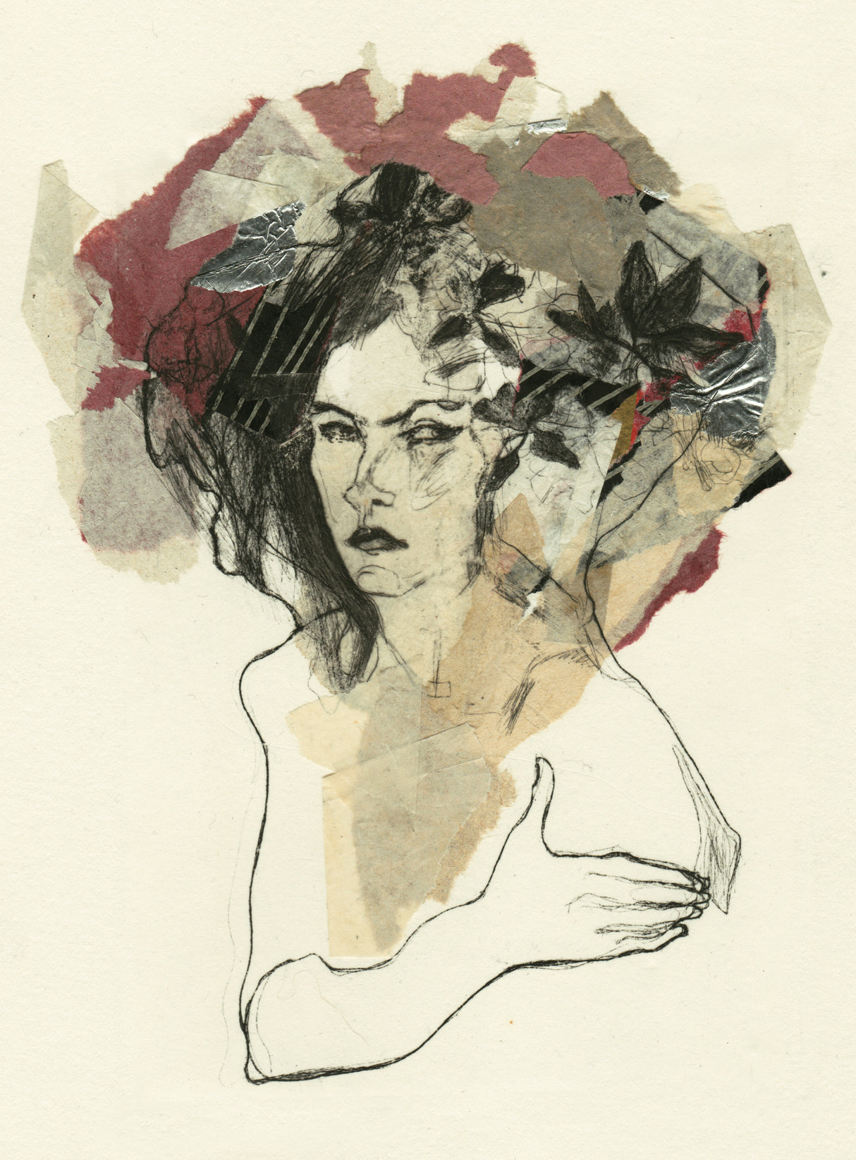 Hommage à Frida Kahlo III Poster och Canvastavla