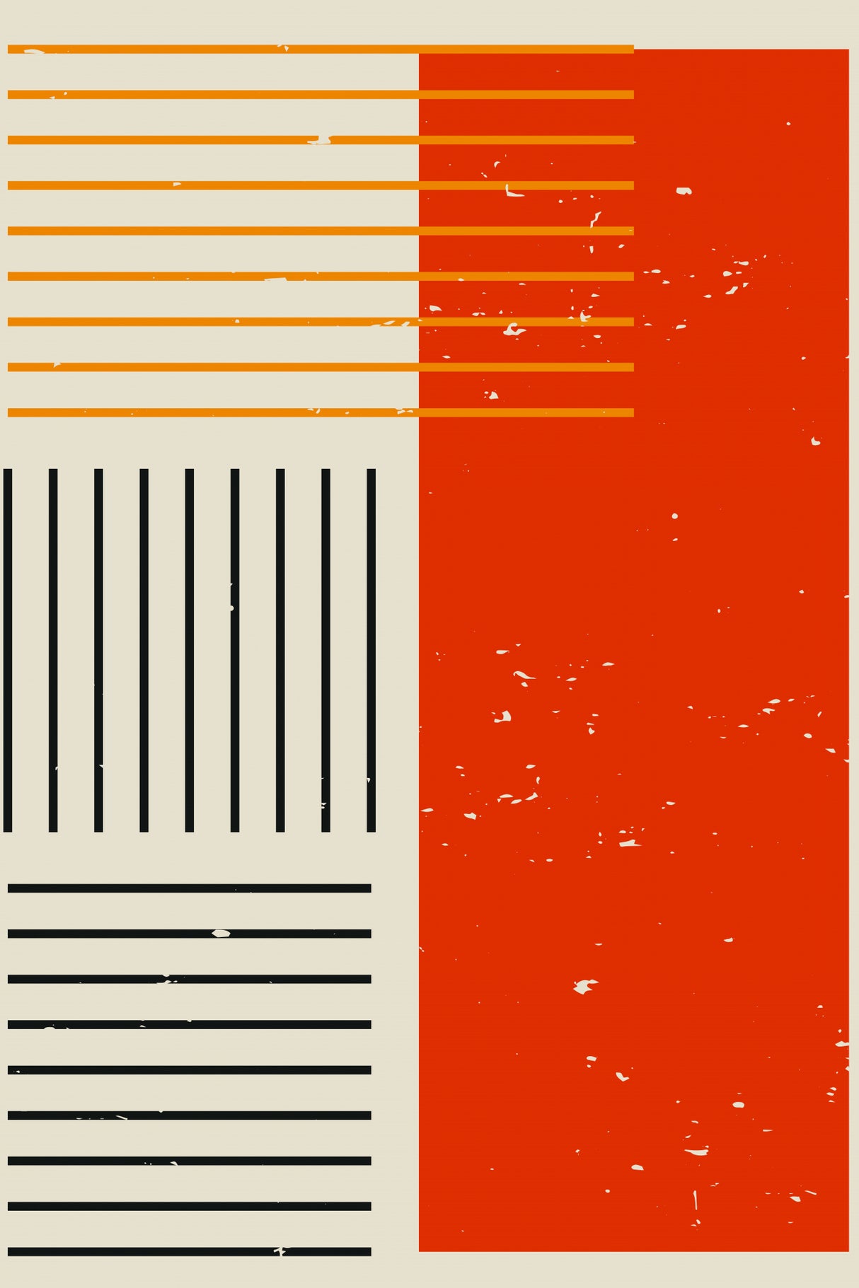 Vibrant Minimal Series #4 Poster och Canvastavla