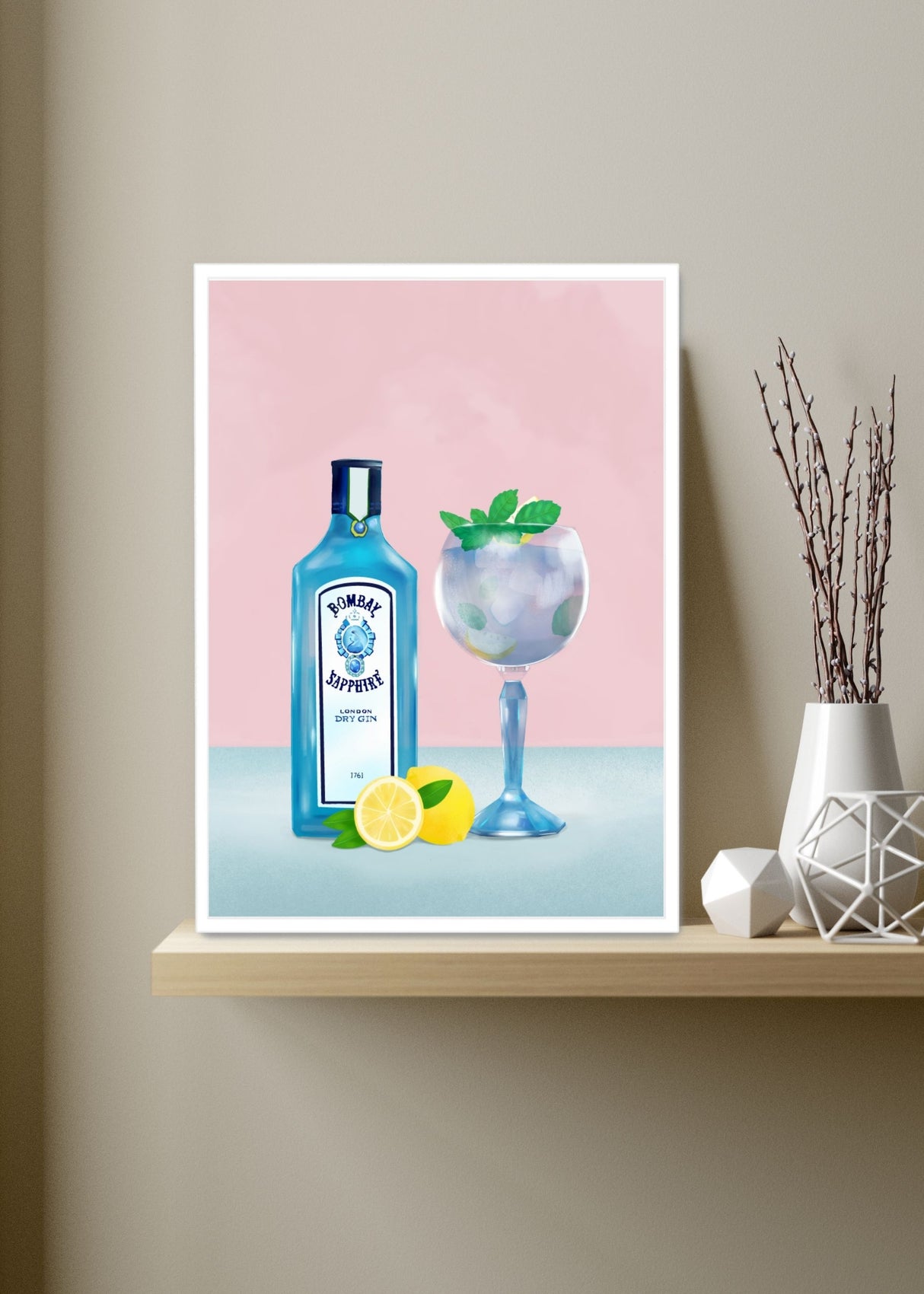 Gin Cocktail Poster PL