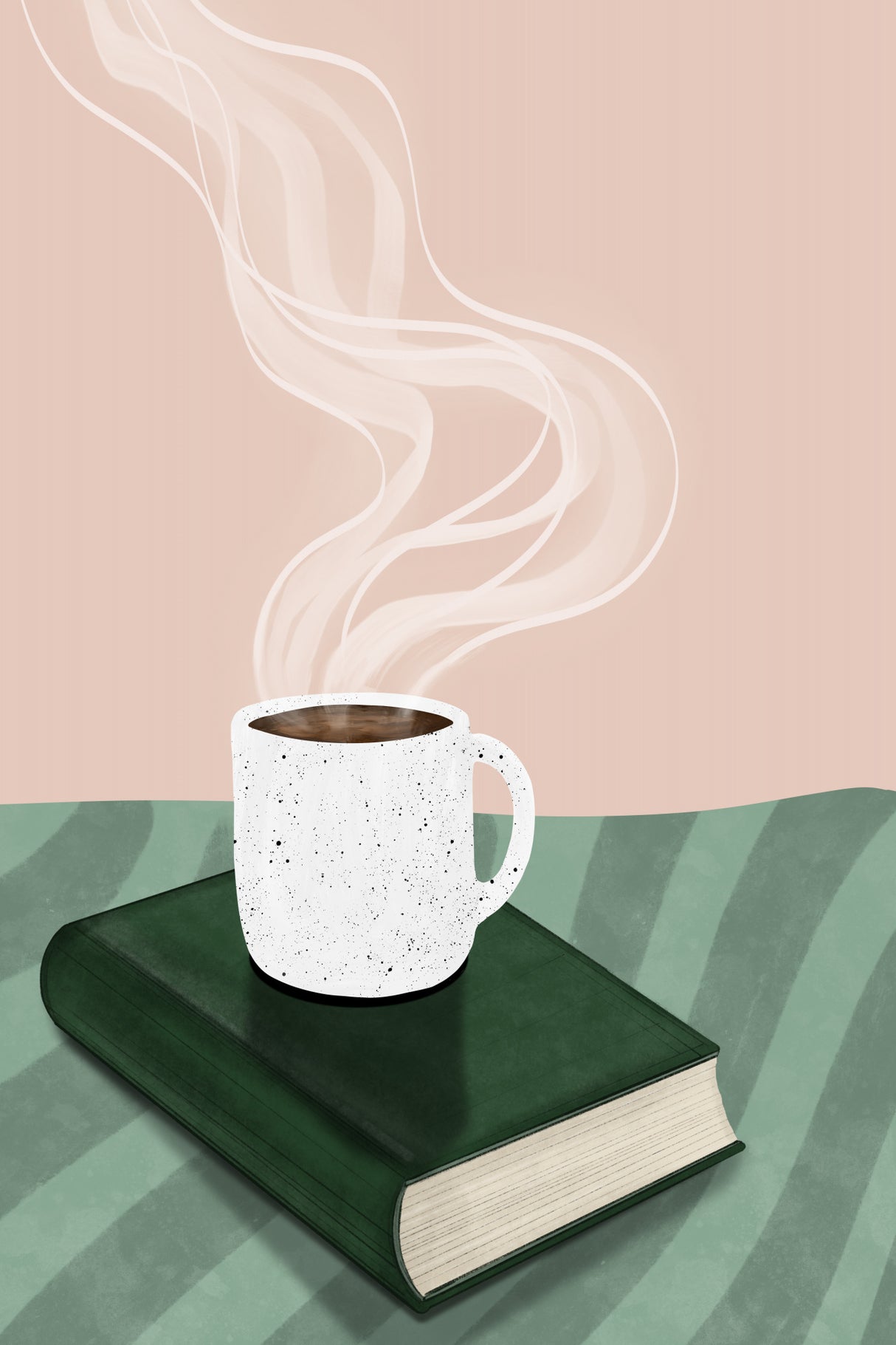 Coffee and book Poster och Canvastavla