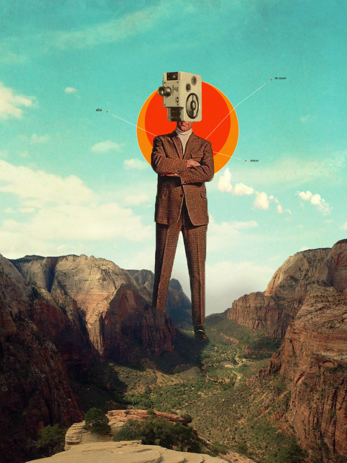 Video404 by Frank Moth Poster och Canvastavla