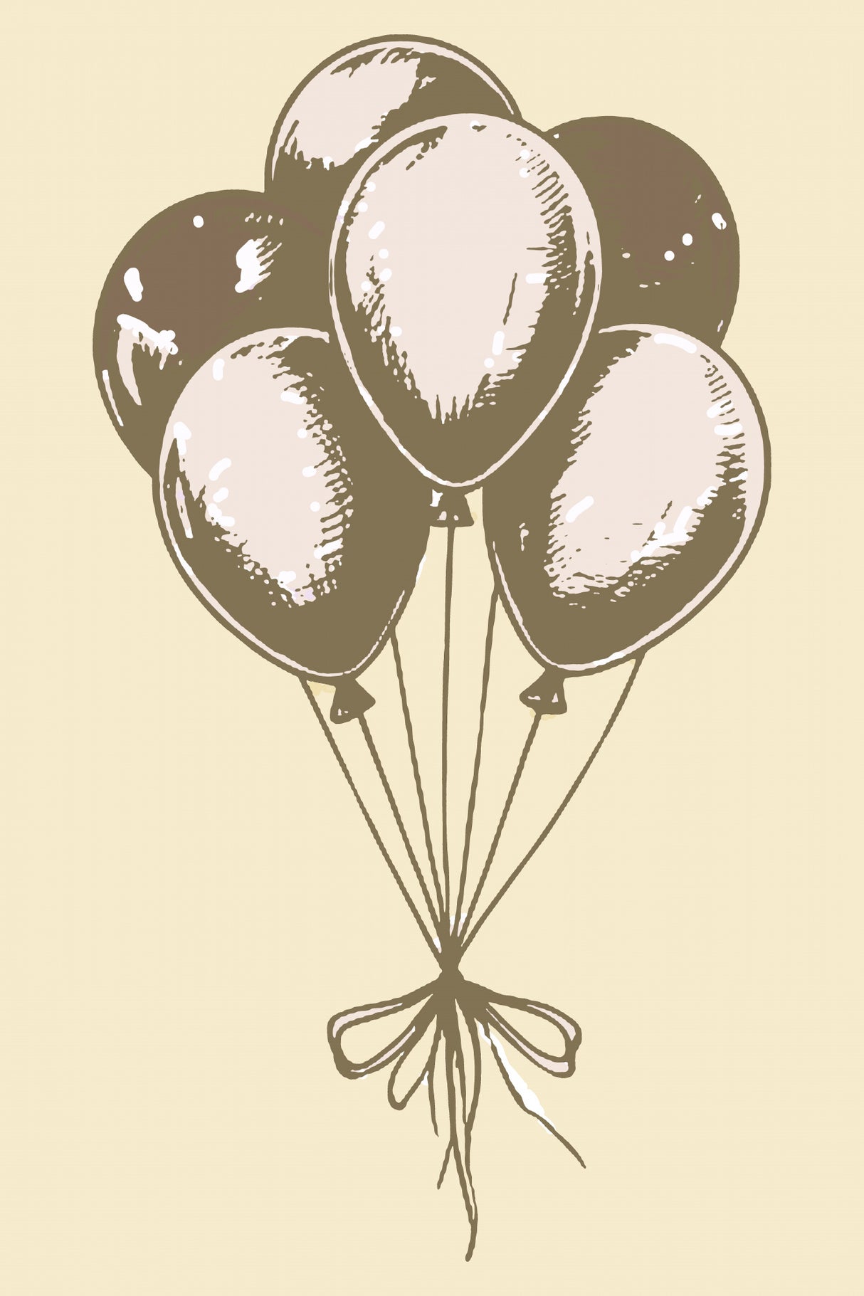 Balloons Poster och Canvastavla