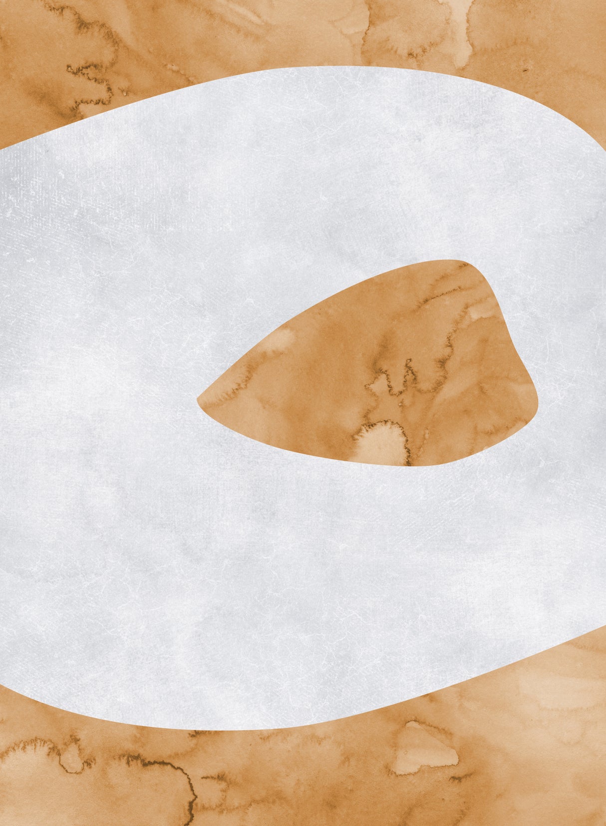 Abstract Lake Crater view Poster och Canvastavla