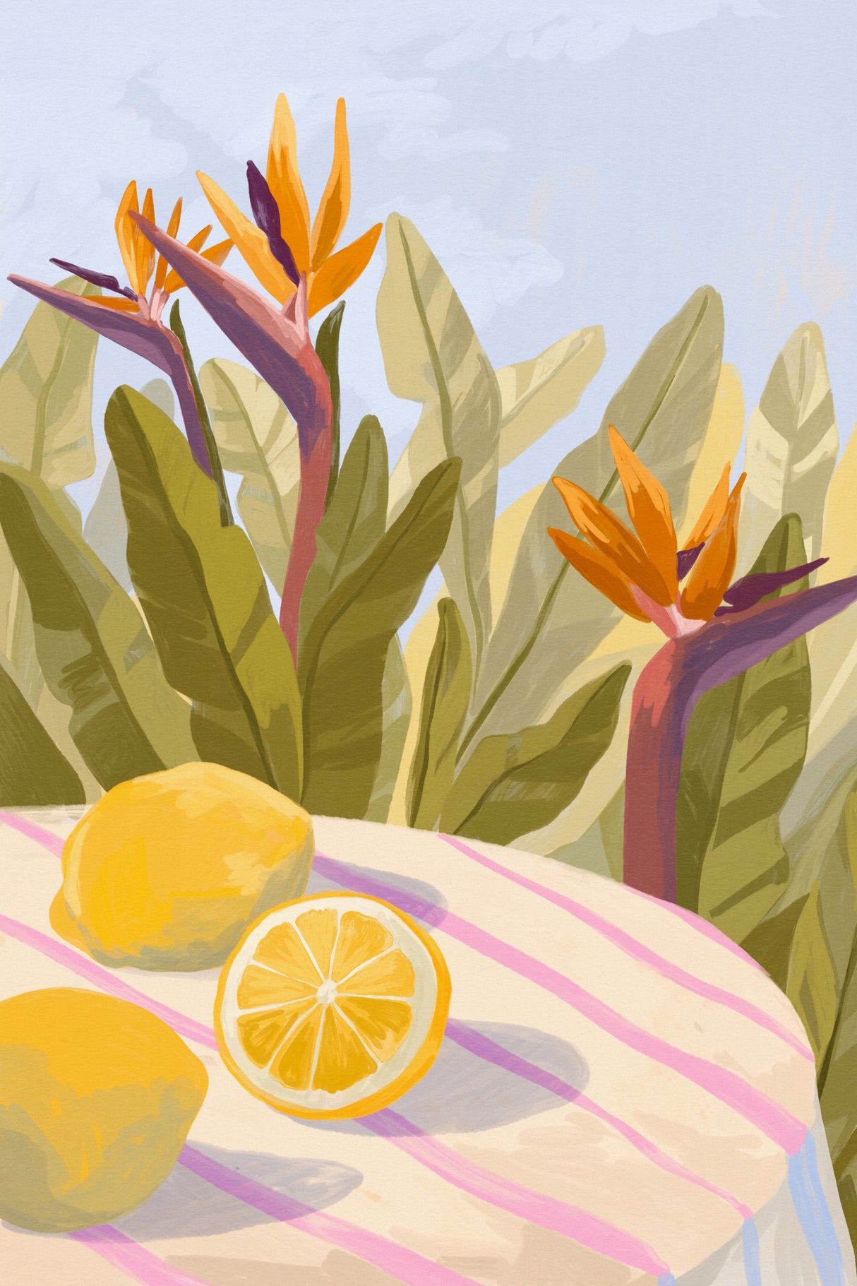 Lemon Twist Poster och Canvastavla