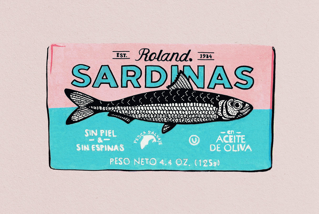 Roland Sardinas Poster och Canvastavla