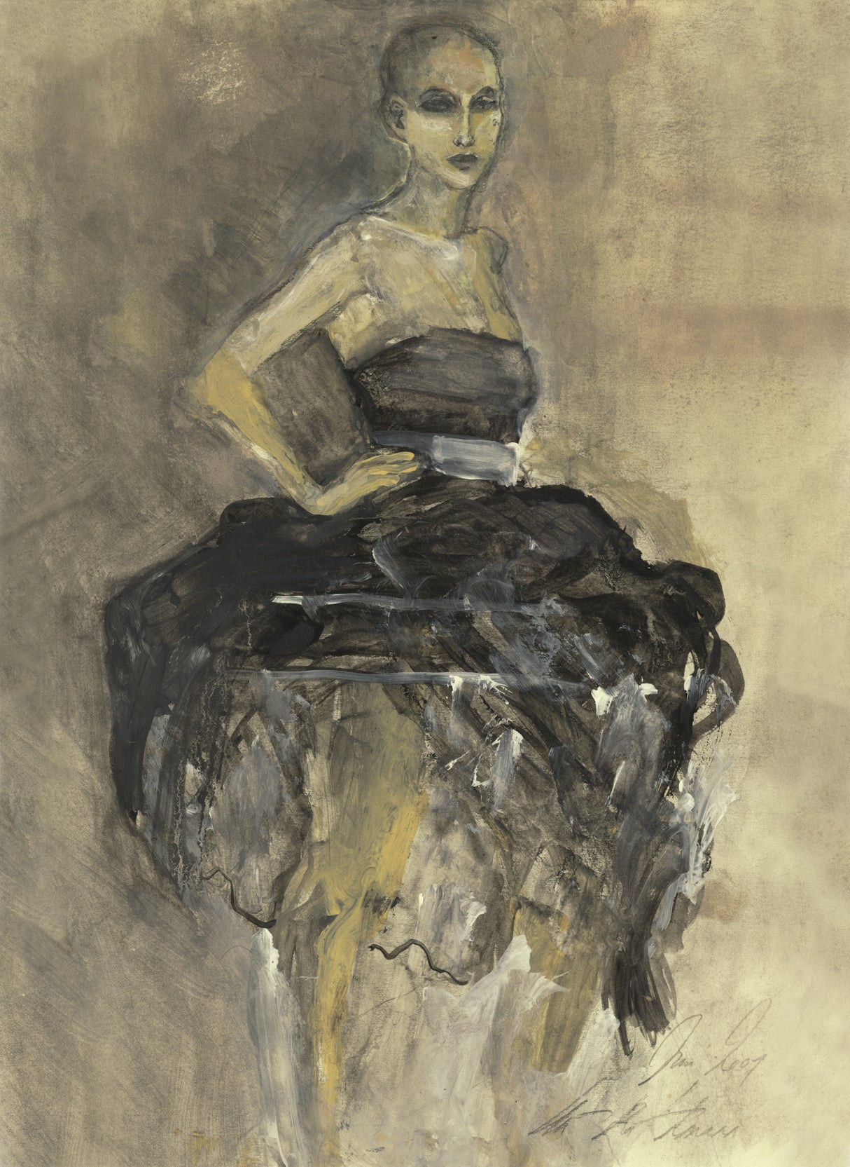 Hommage à Degas XXXVI Poster och Canvastavla