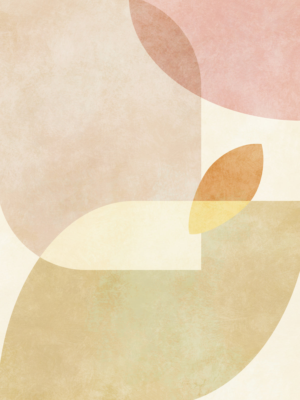 Aqua Shapes1 Kopie Poster och Canvastavla