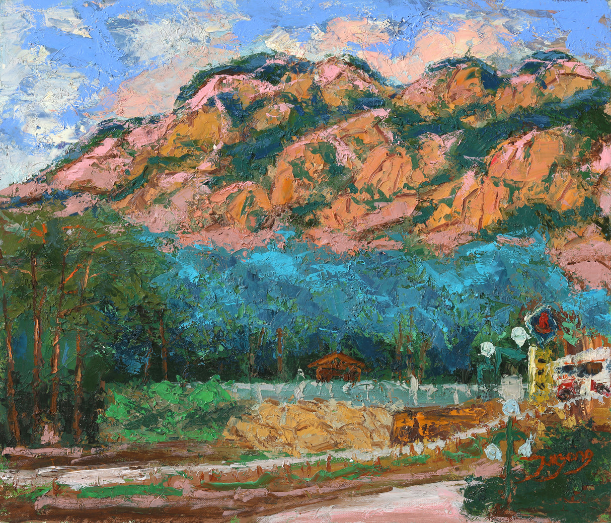 Mountain Poster och Canvastavla