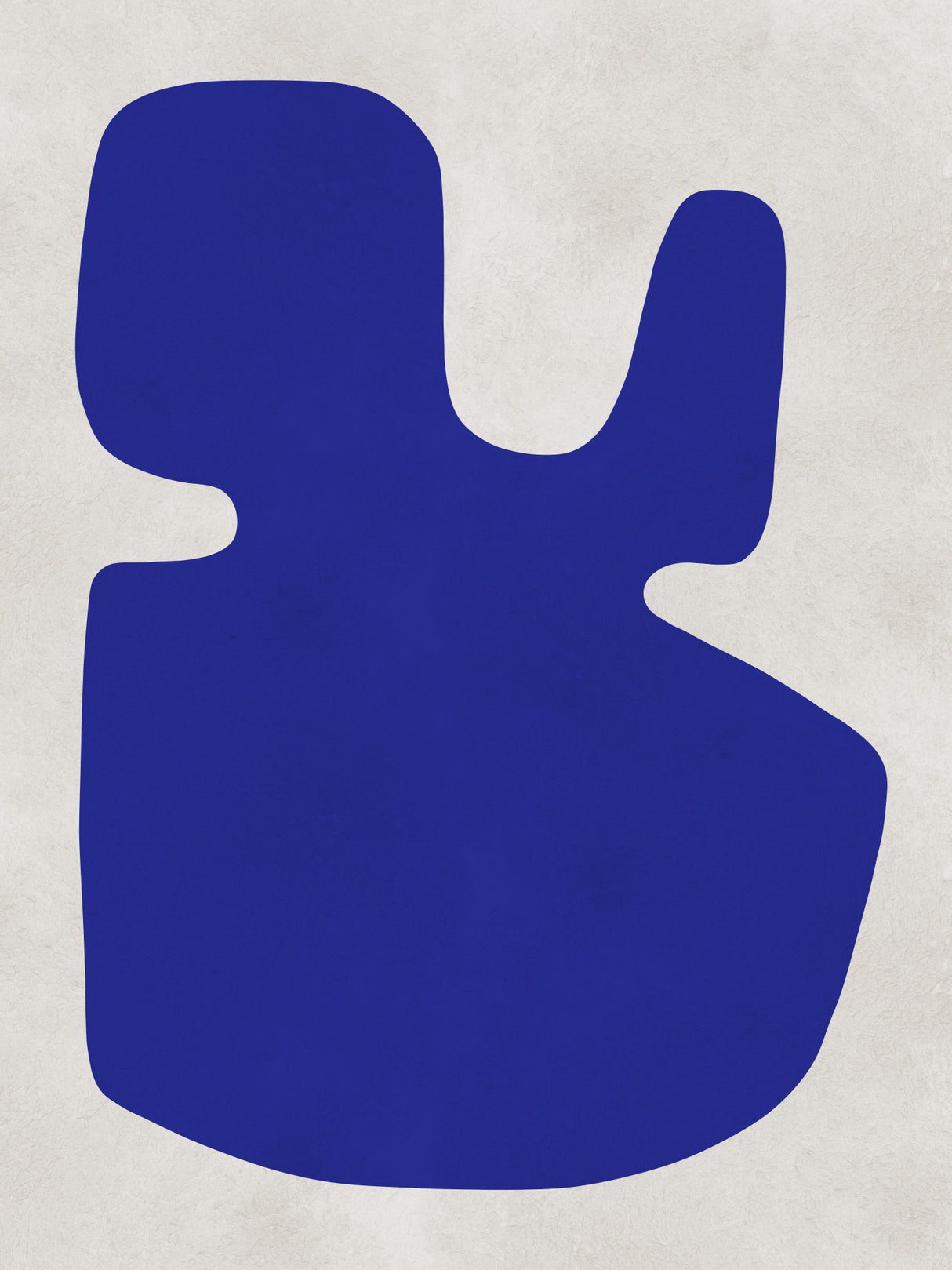 Blue and white art 8 Poster och Canvastavla