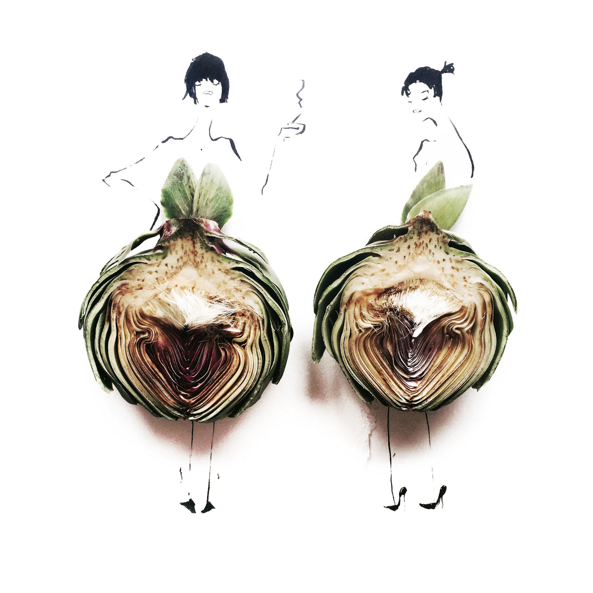 Artichoke Duo Poster och Canvastavla