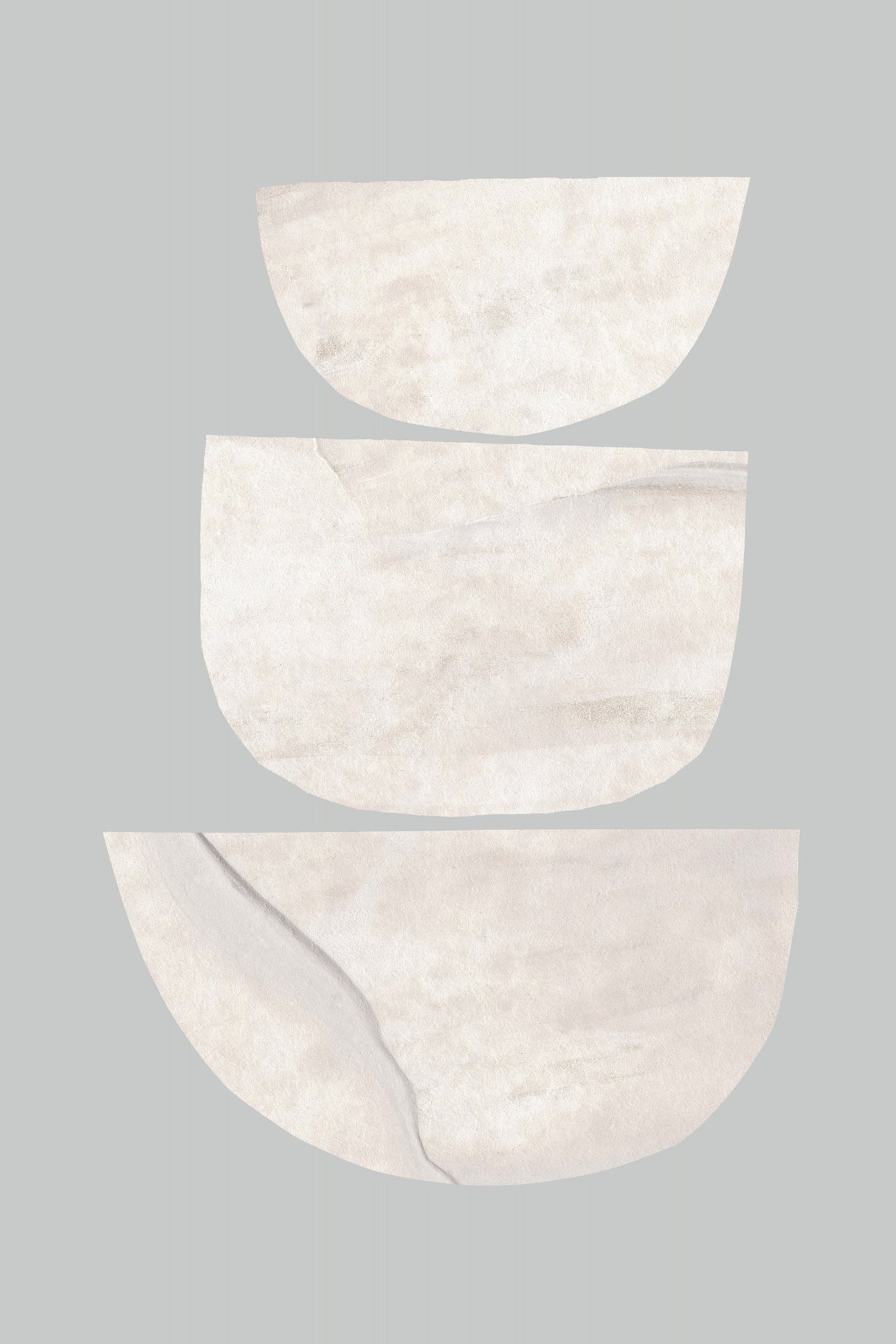 Textured Organic Shapes Poster och Canvastavla