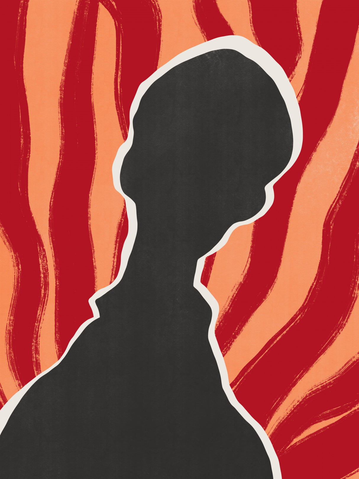 Anonymous Portrait In Heat Poster och Canvastavla