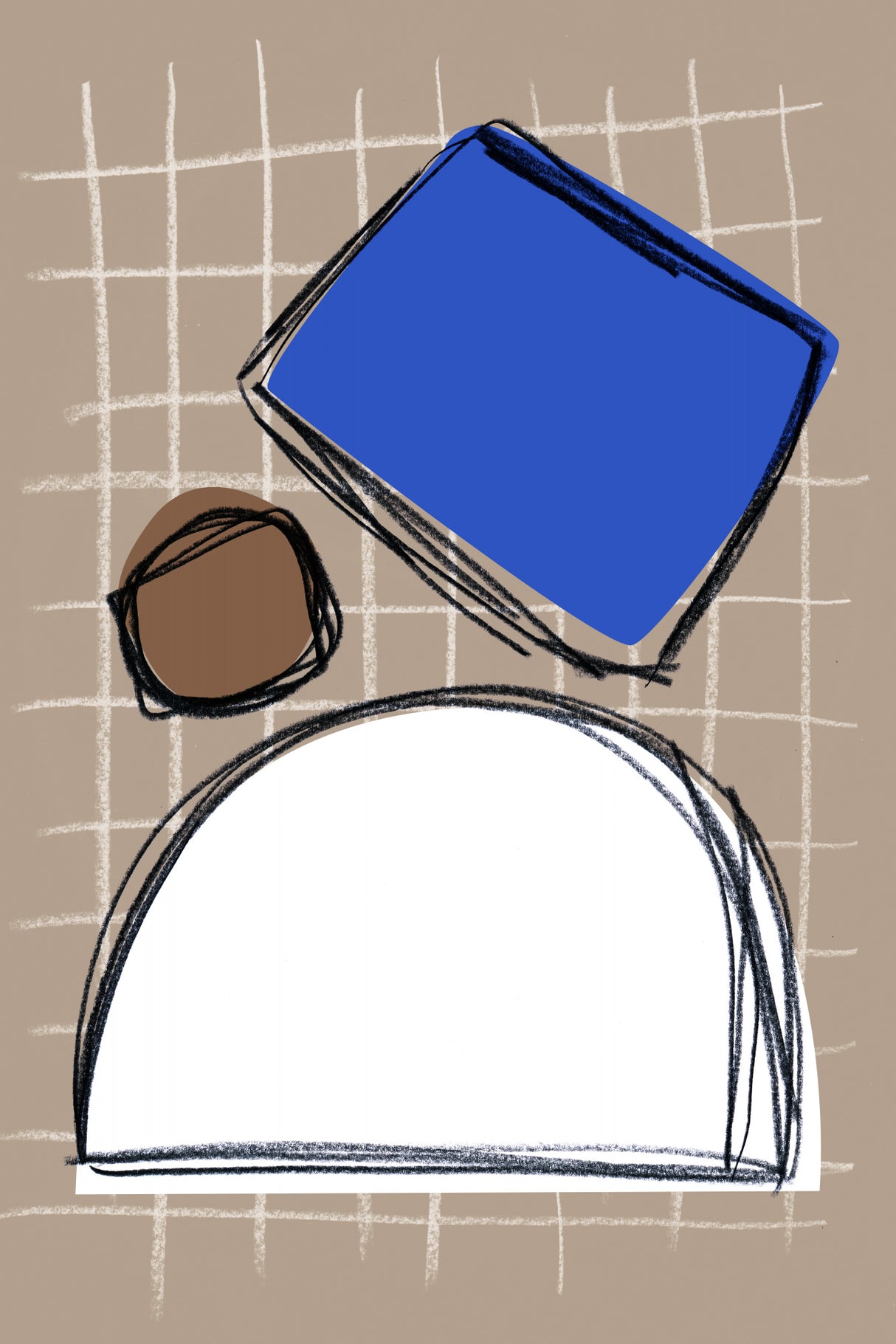 Shape Play 1 Poster och Canvastavla