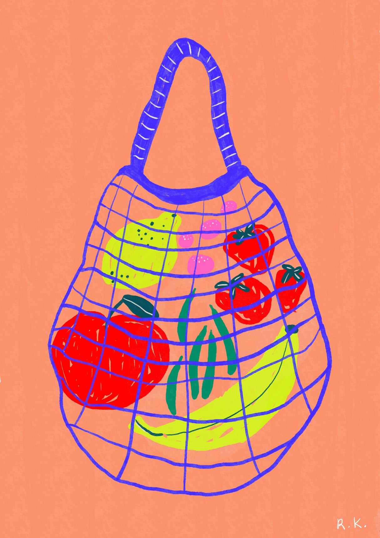 Shopping Bag Brown Poster och Canvastavla