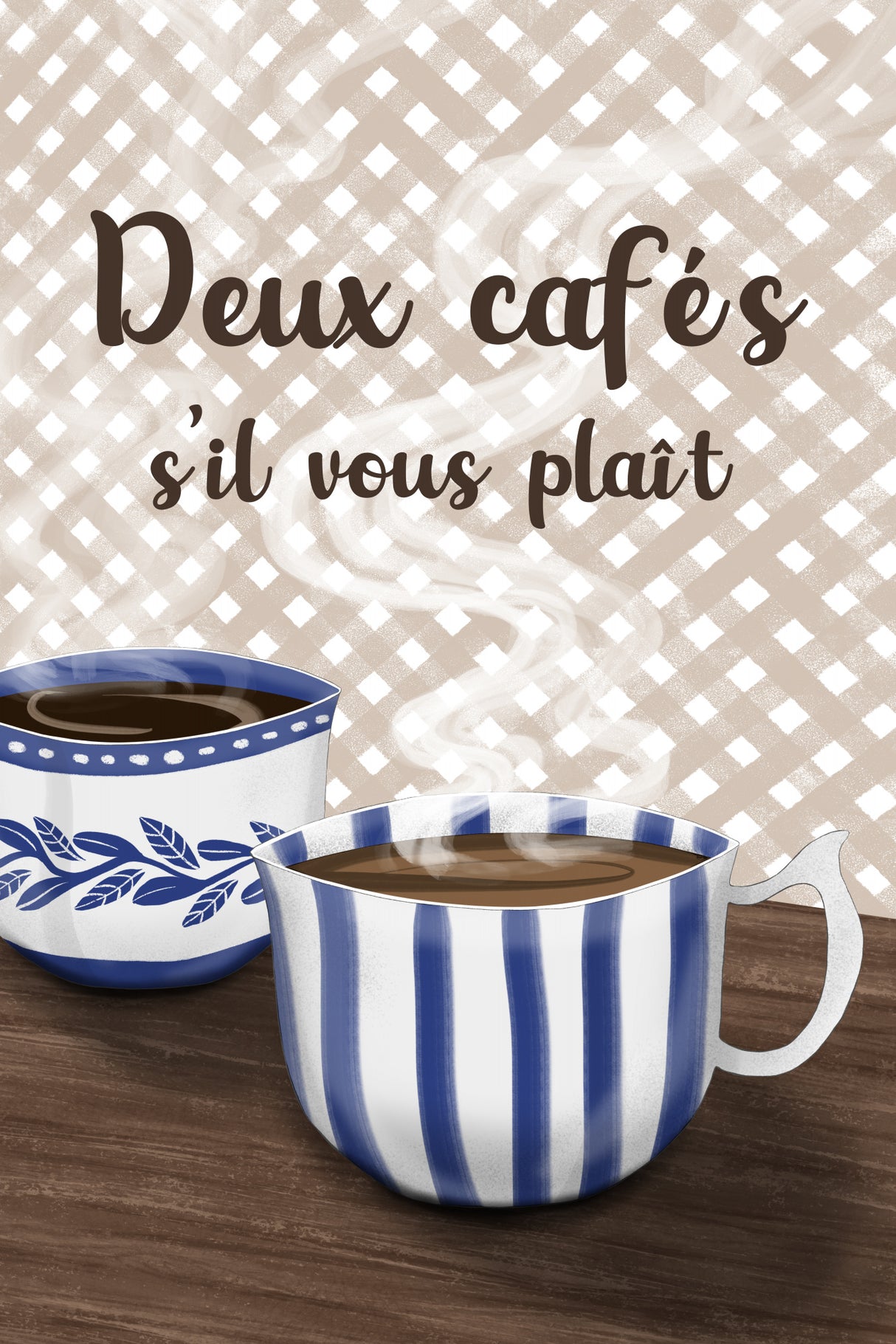 Two coffees please Poster och Canvastavla