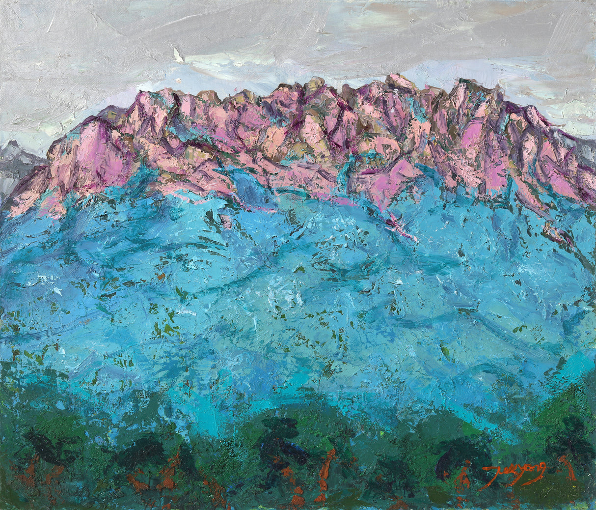 Mountain Poster och Canvastavla