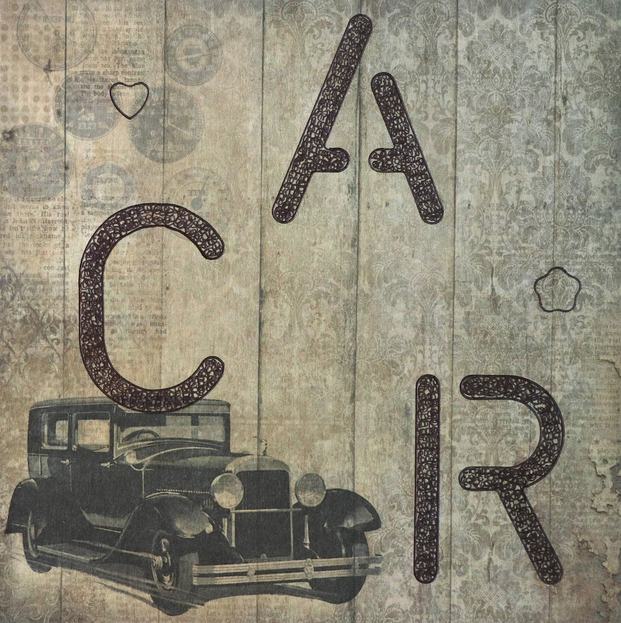 letter art 01 Poster och Canvastavla