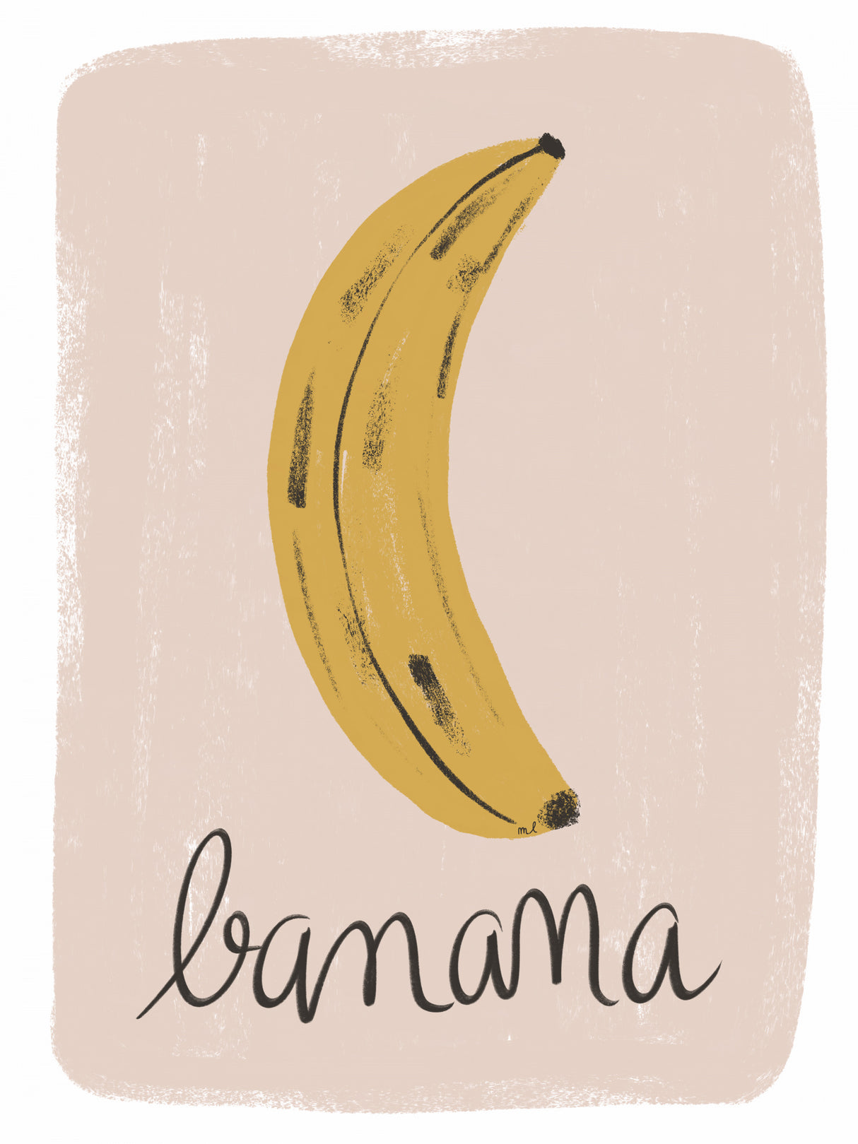Banana 18x24 Poster och Canvastavla