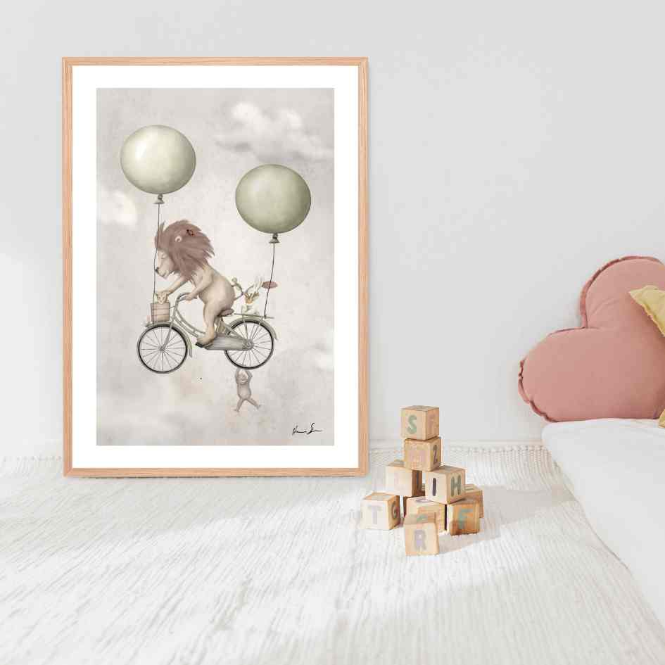 lejon-pa-aventyr poster