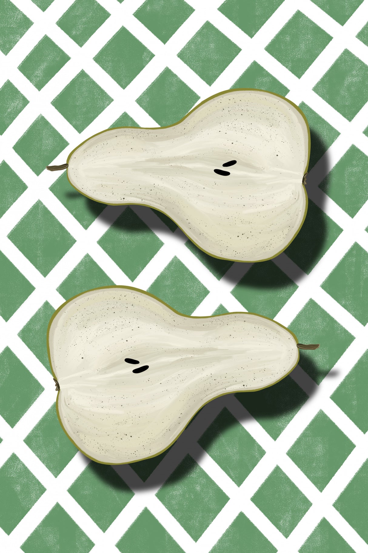 Pears Poster och Canvastavla