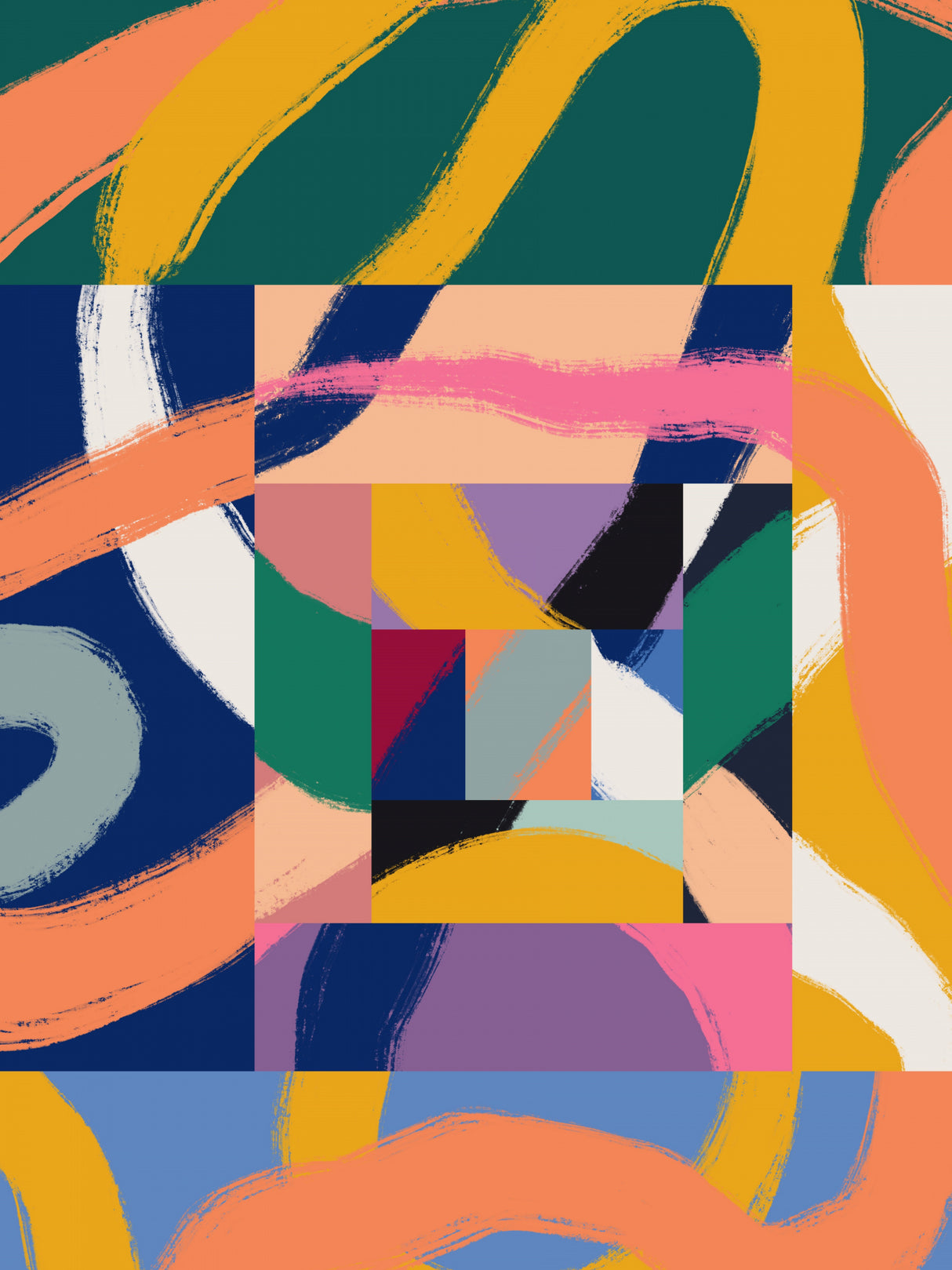 Boxes of Ribbons Poster och Canvastavla