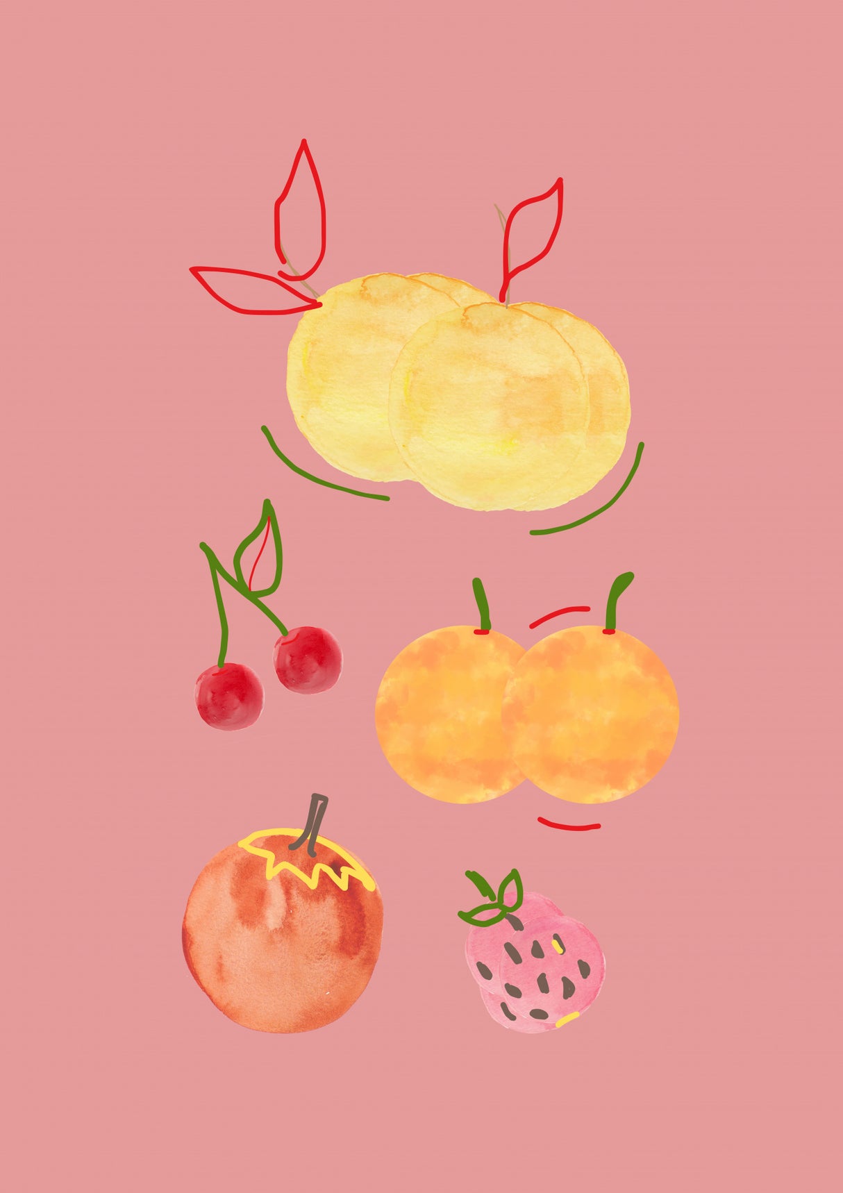 Fruit Fiesta 02 Poster och Canvastavla