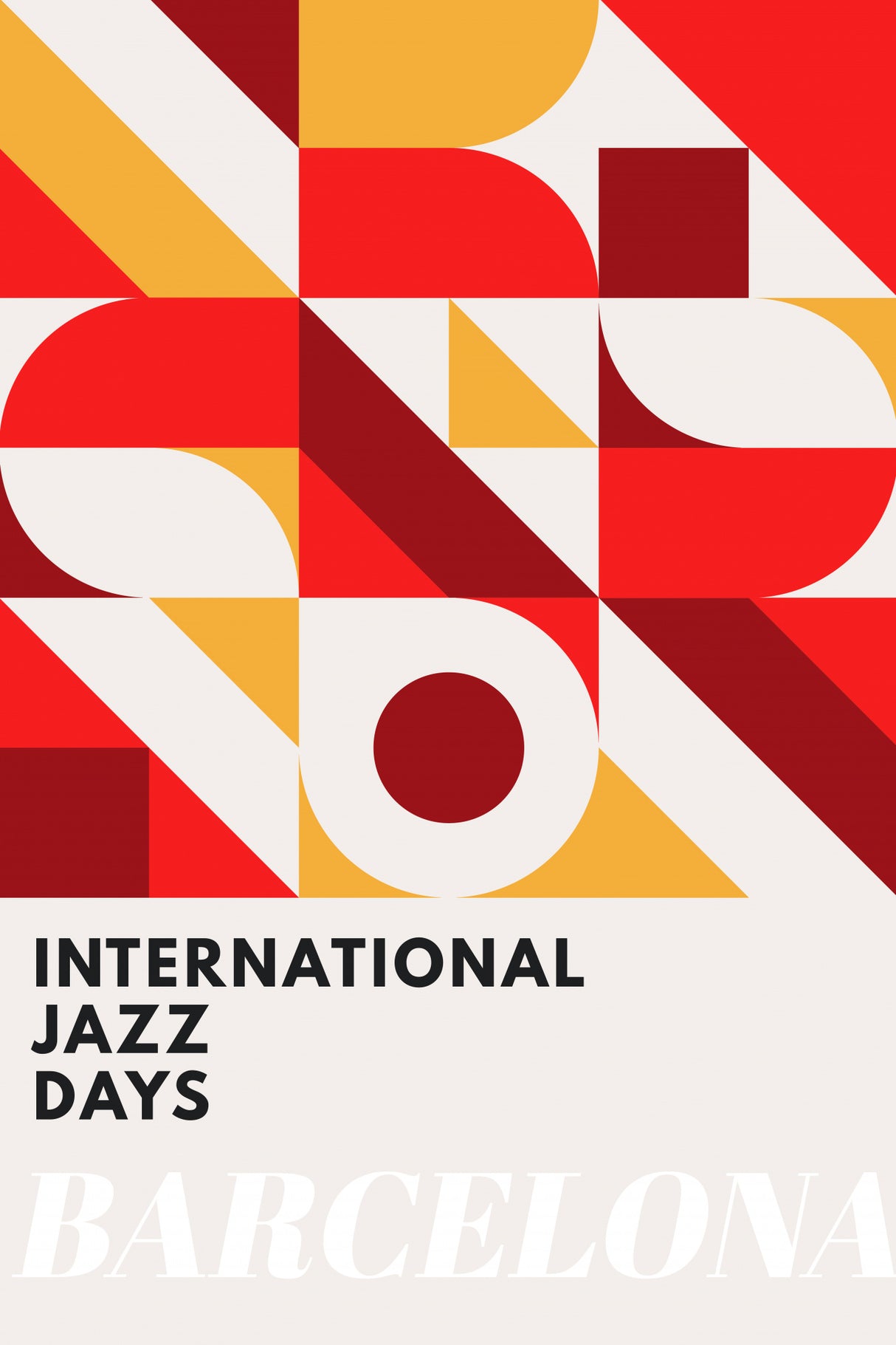 Jazz Days Barcelona Poster och Canvastavla