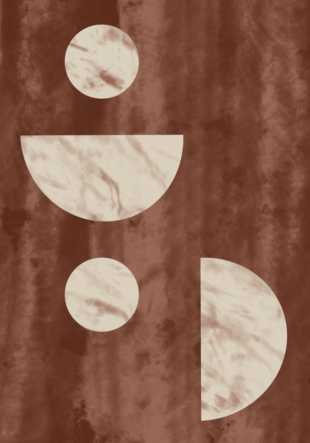 Geo Marble Poster och Canvastavla