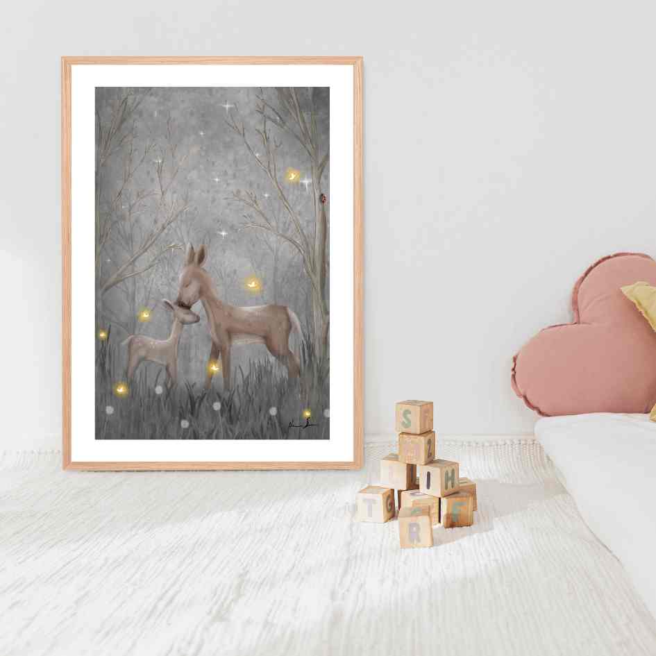 radjurspuss-natt poster