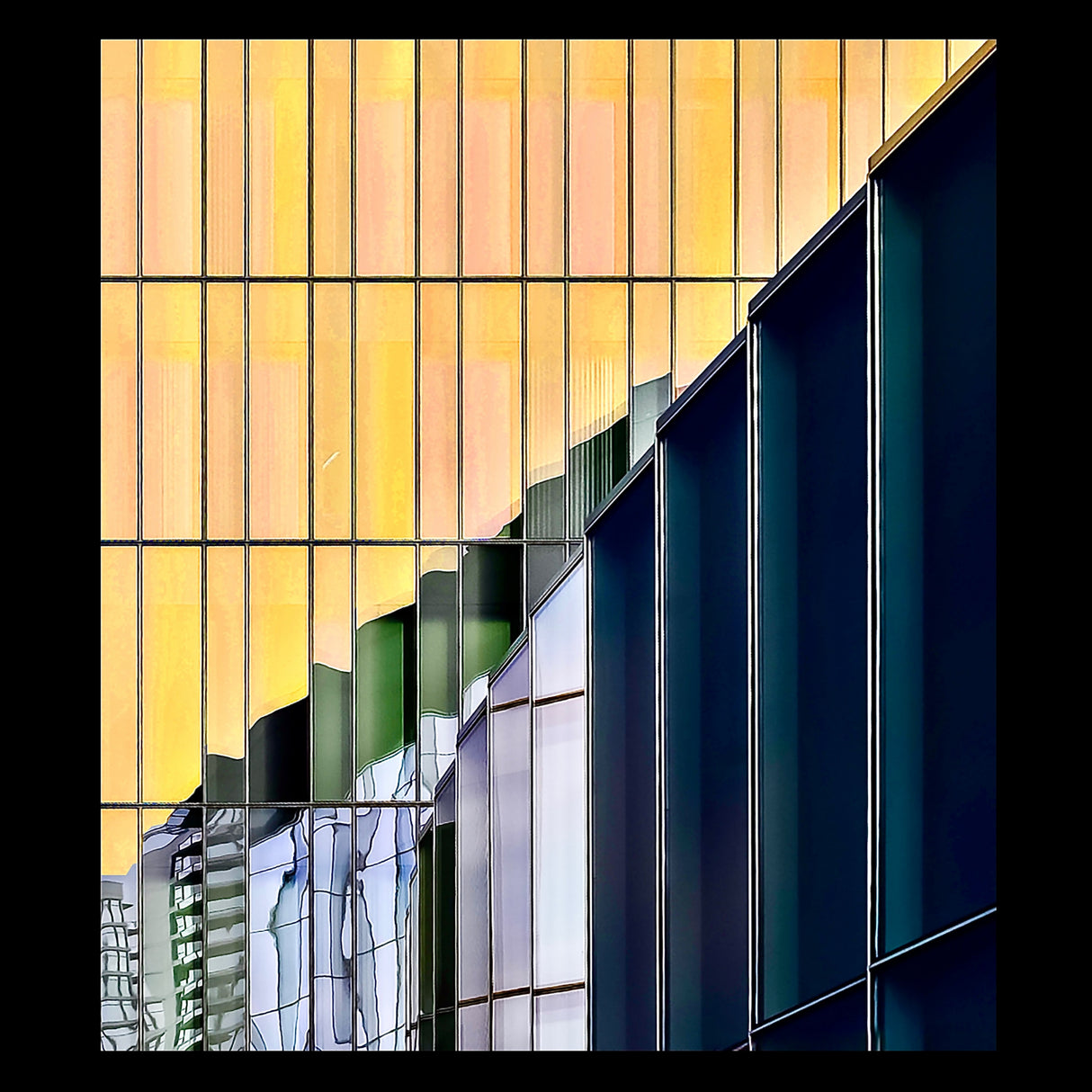 Urban textures San Diego California Poster och Canvastavla