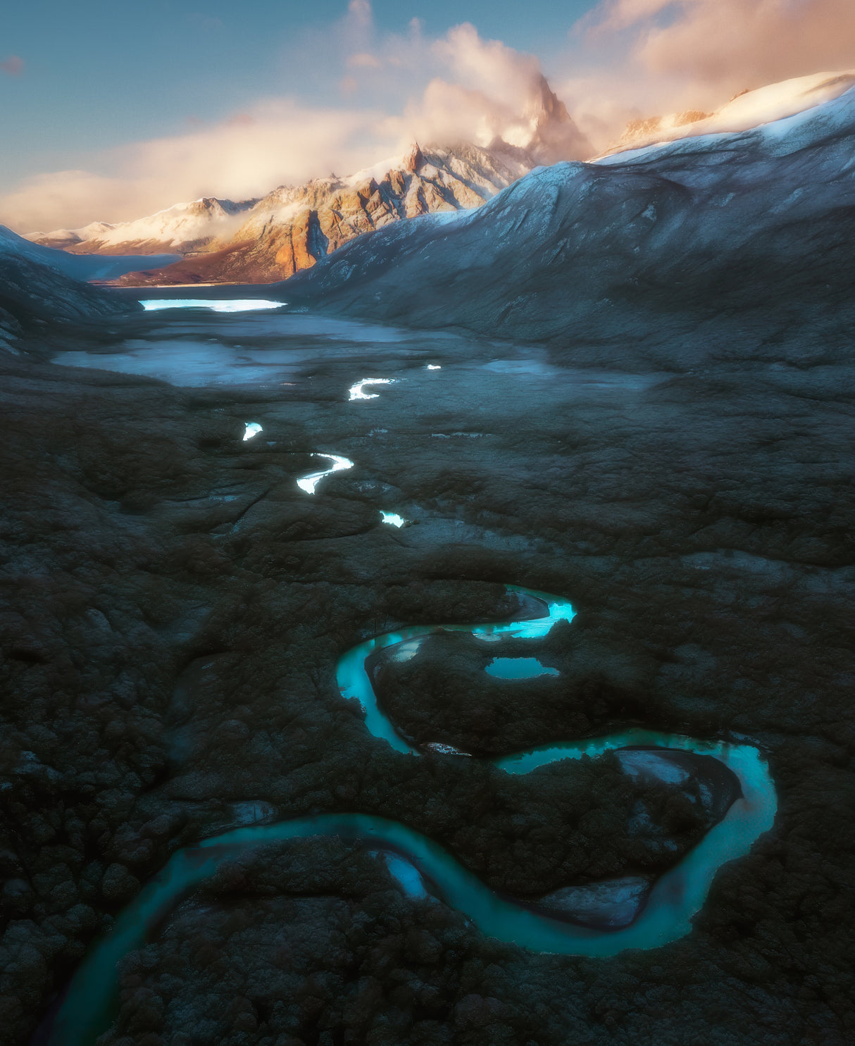 The Canyon Stream Poster och Canvastavla