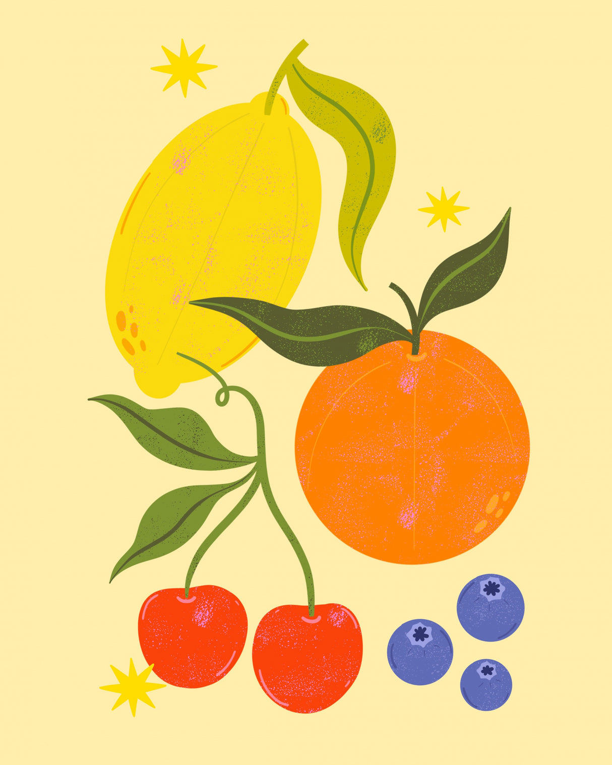 Fruit Medley Poster och Canvastavla