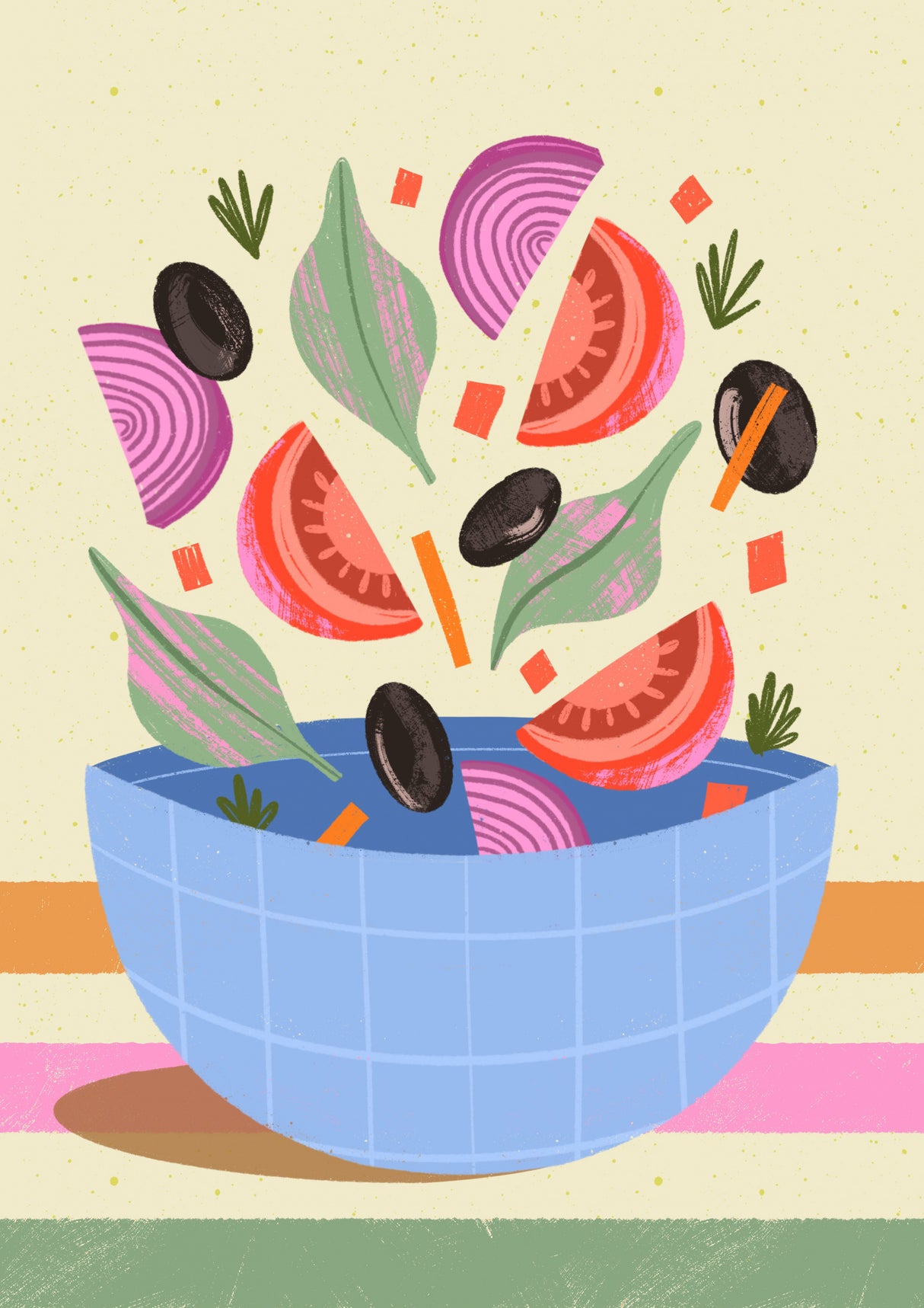 Tossed Salad Poster och Canvastavla