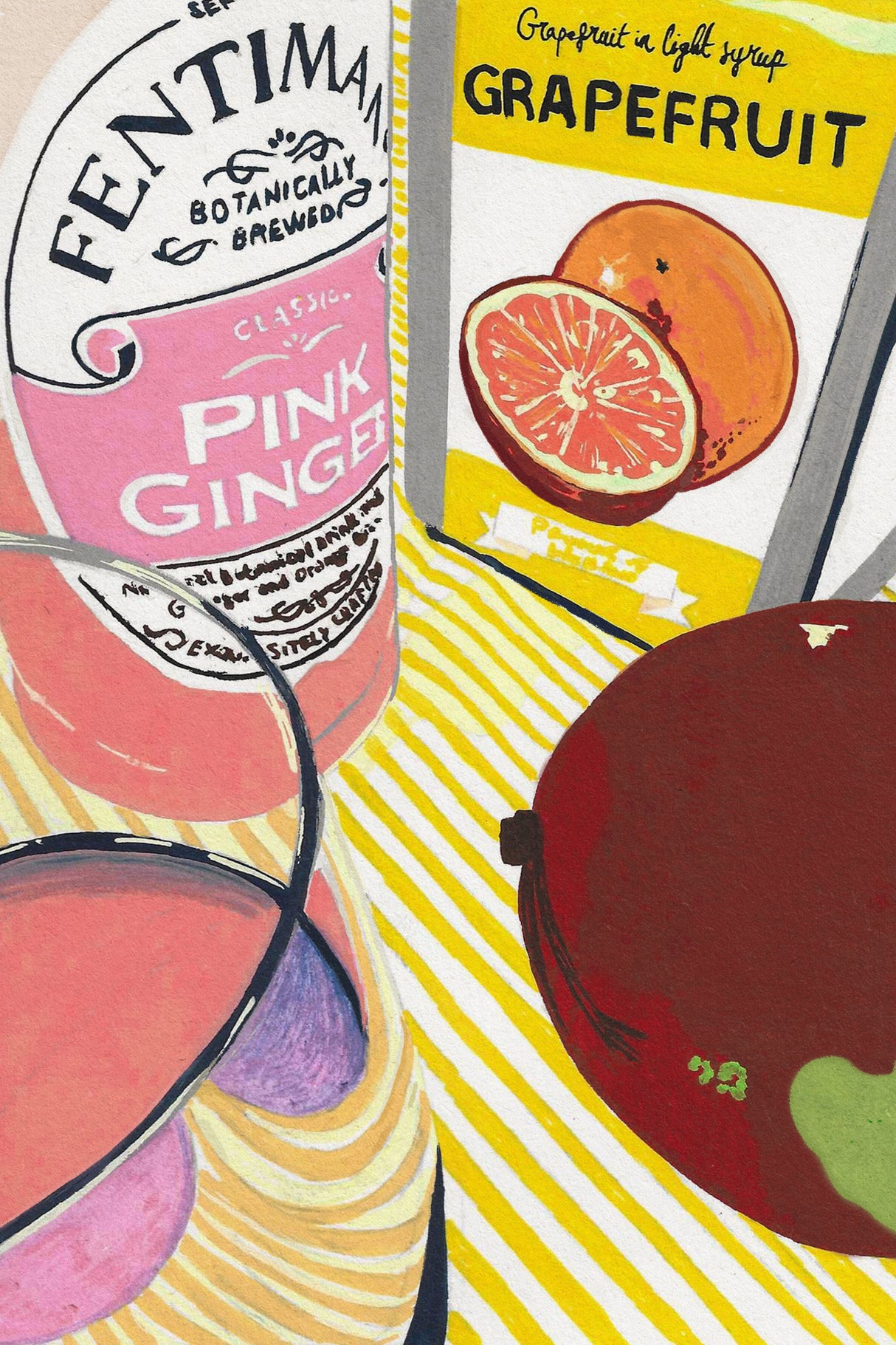 Fentimans Pink Ginger Poster och Canvastavla