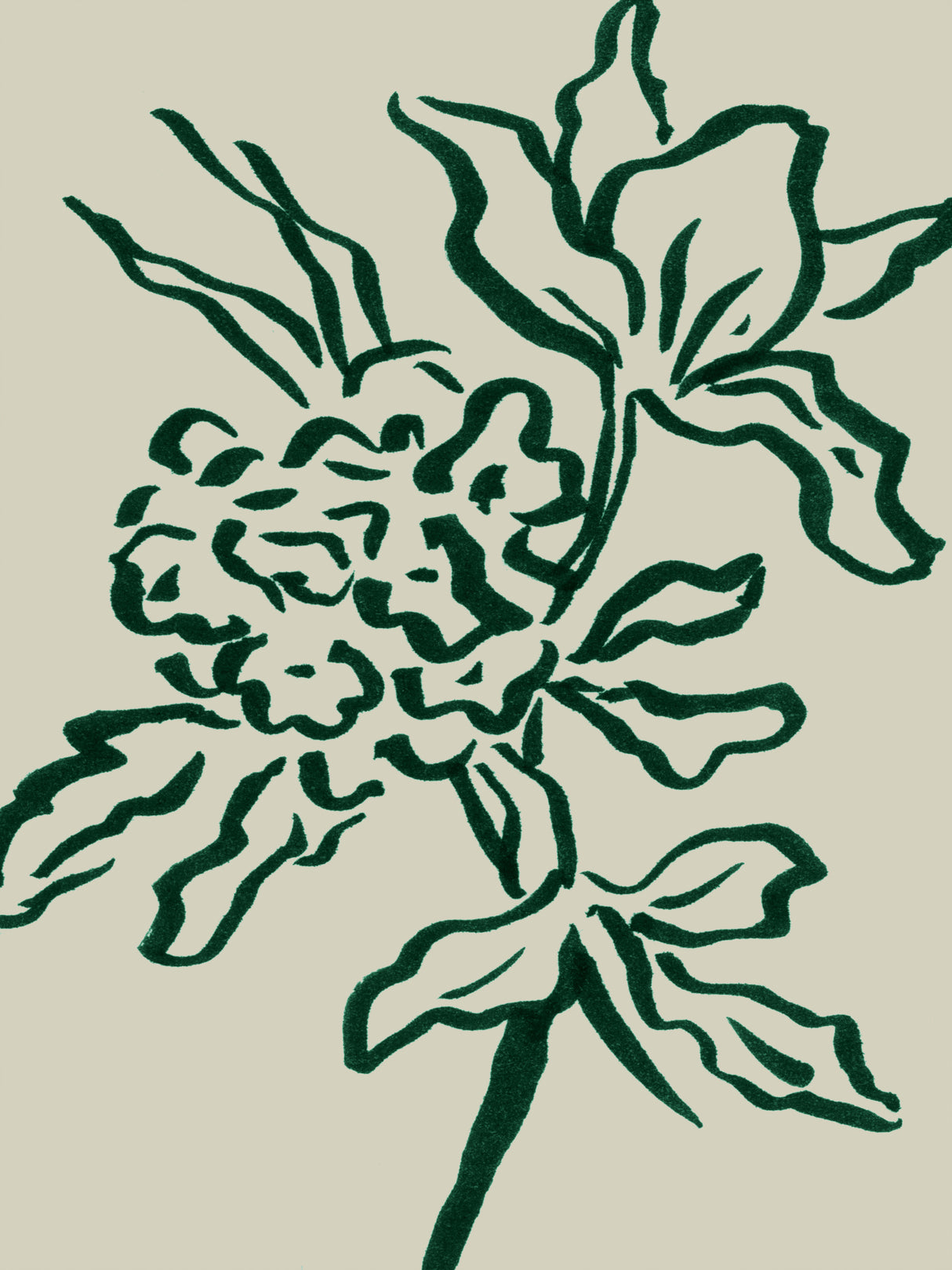 Flower Poster och Canvastavla