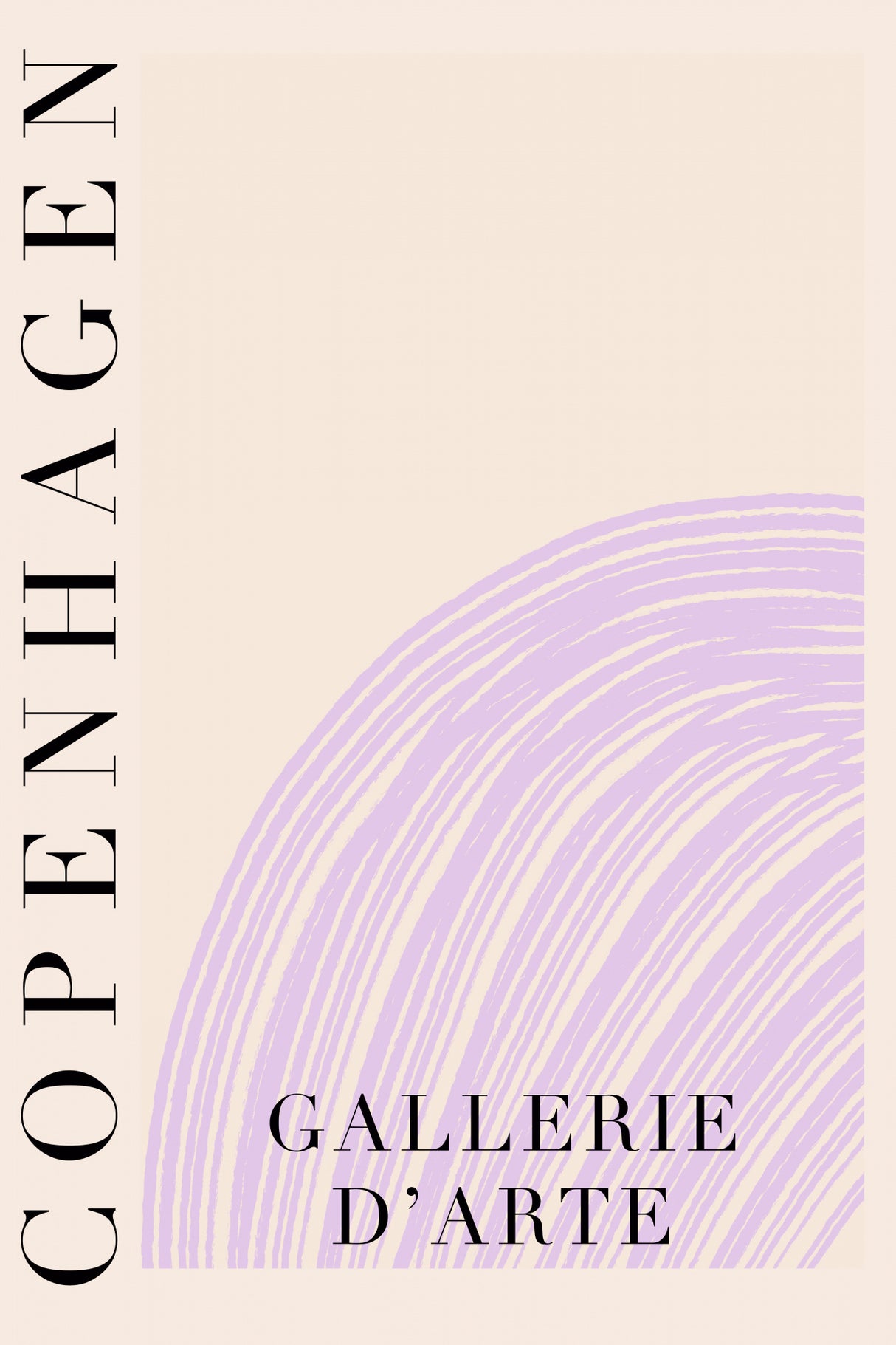 Copenhagengalerielilac Ratio2x3 Poster och Canvastavla