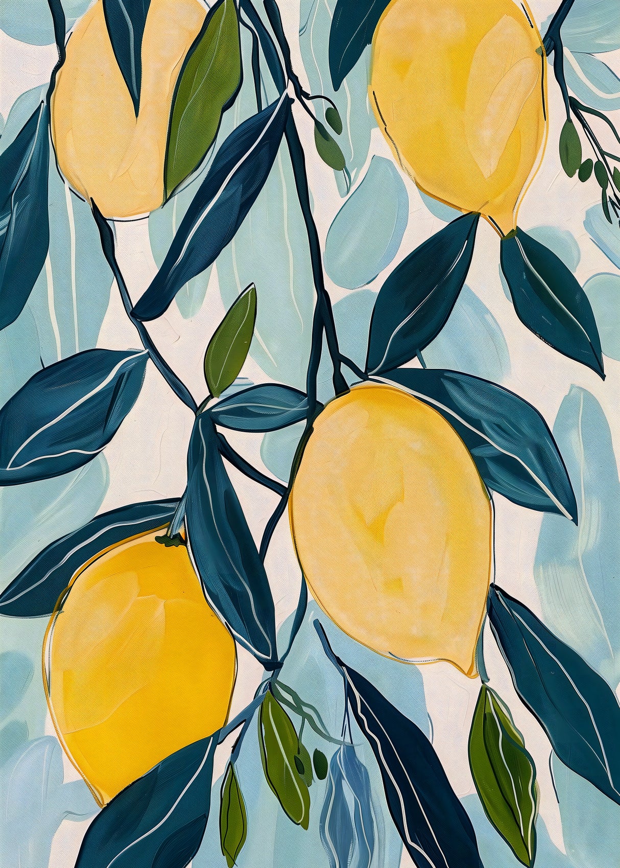 Lemon Tree Poster och Canvastavla