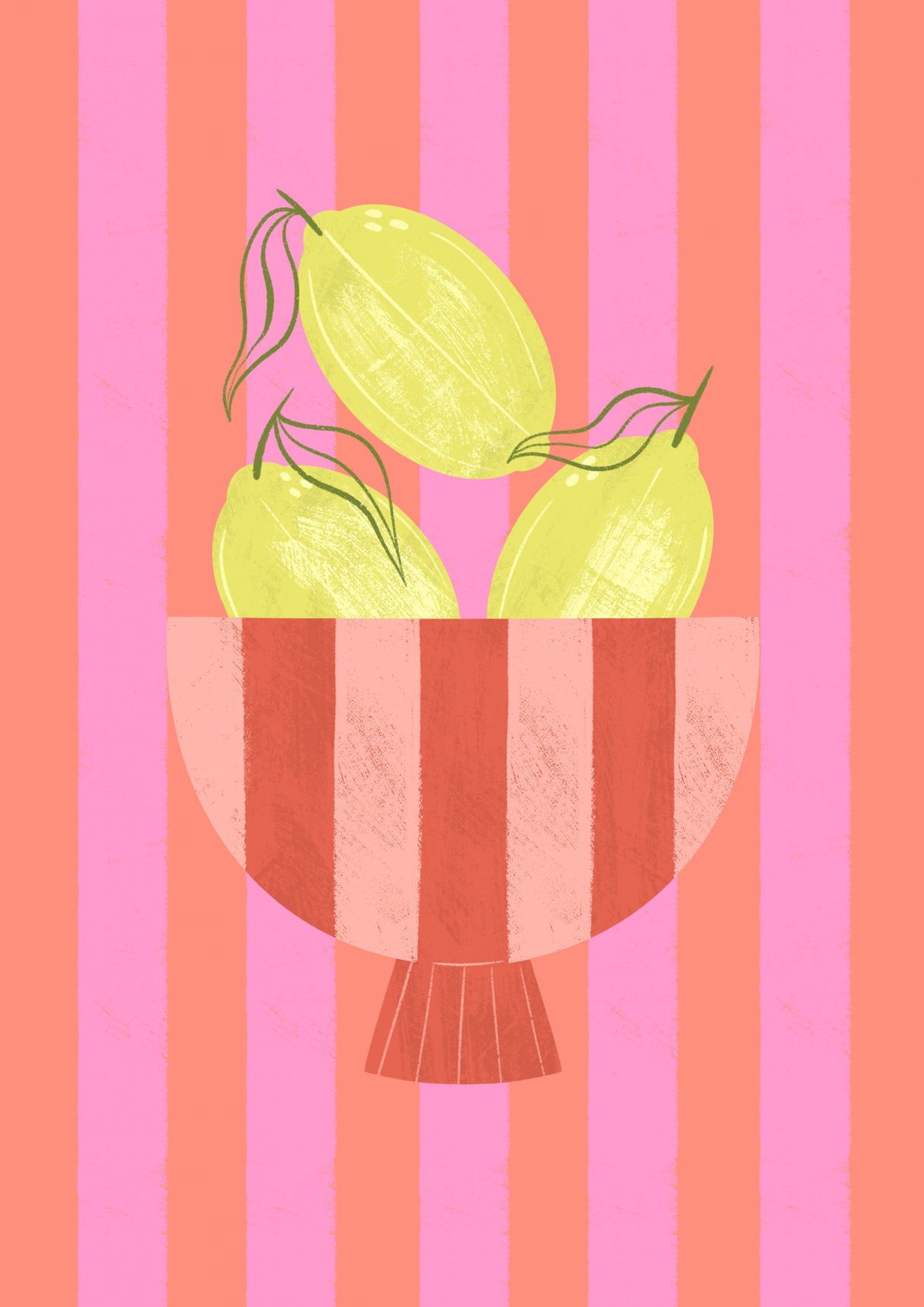 Bowl Of Lemons Poster och Canvastavla