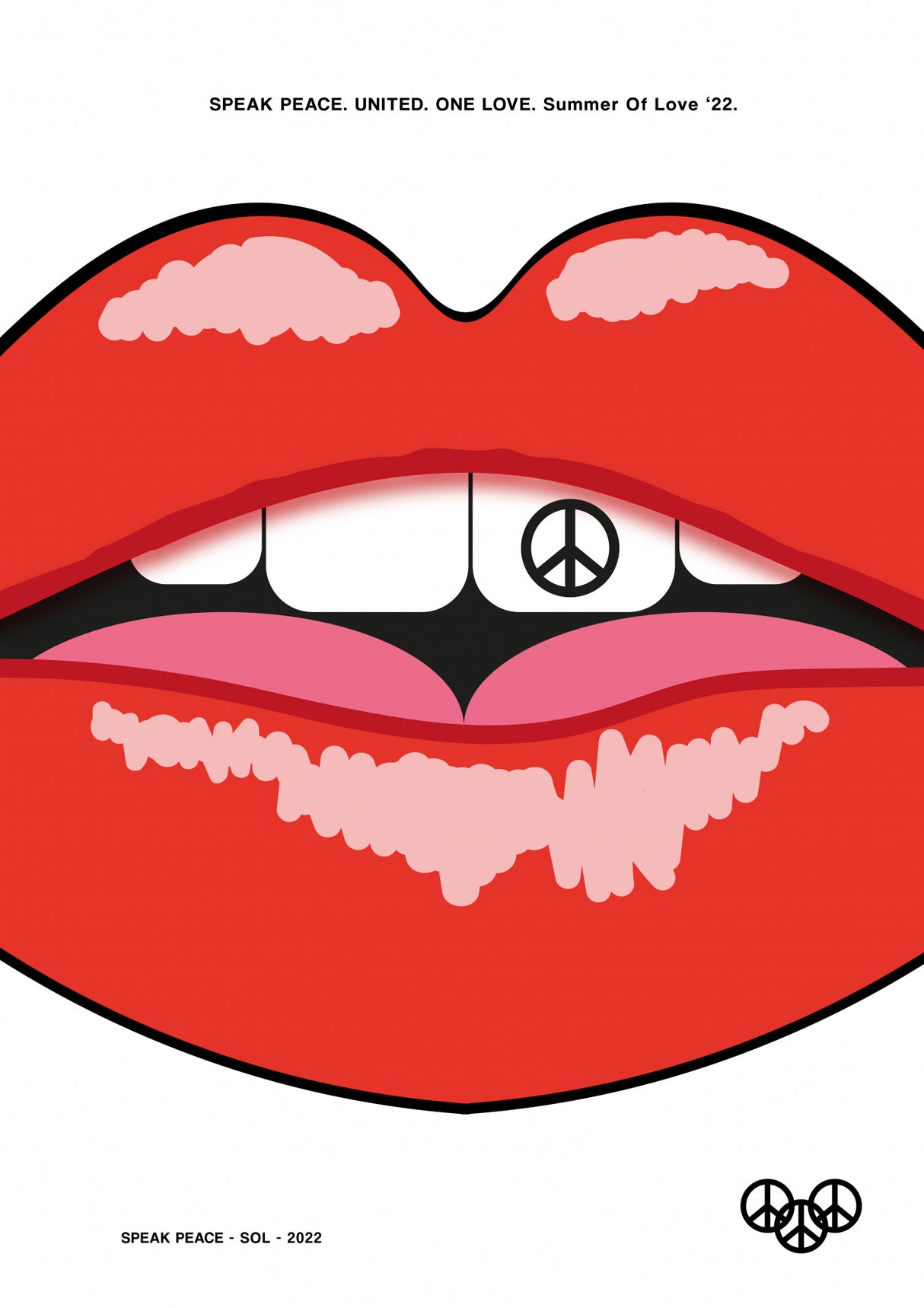 Speak Peace Poster och Canvastavla