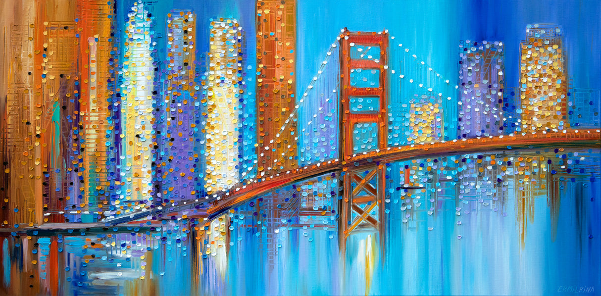 Golden Gate Bridge Poster och Canvastavla